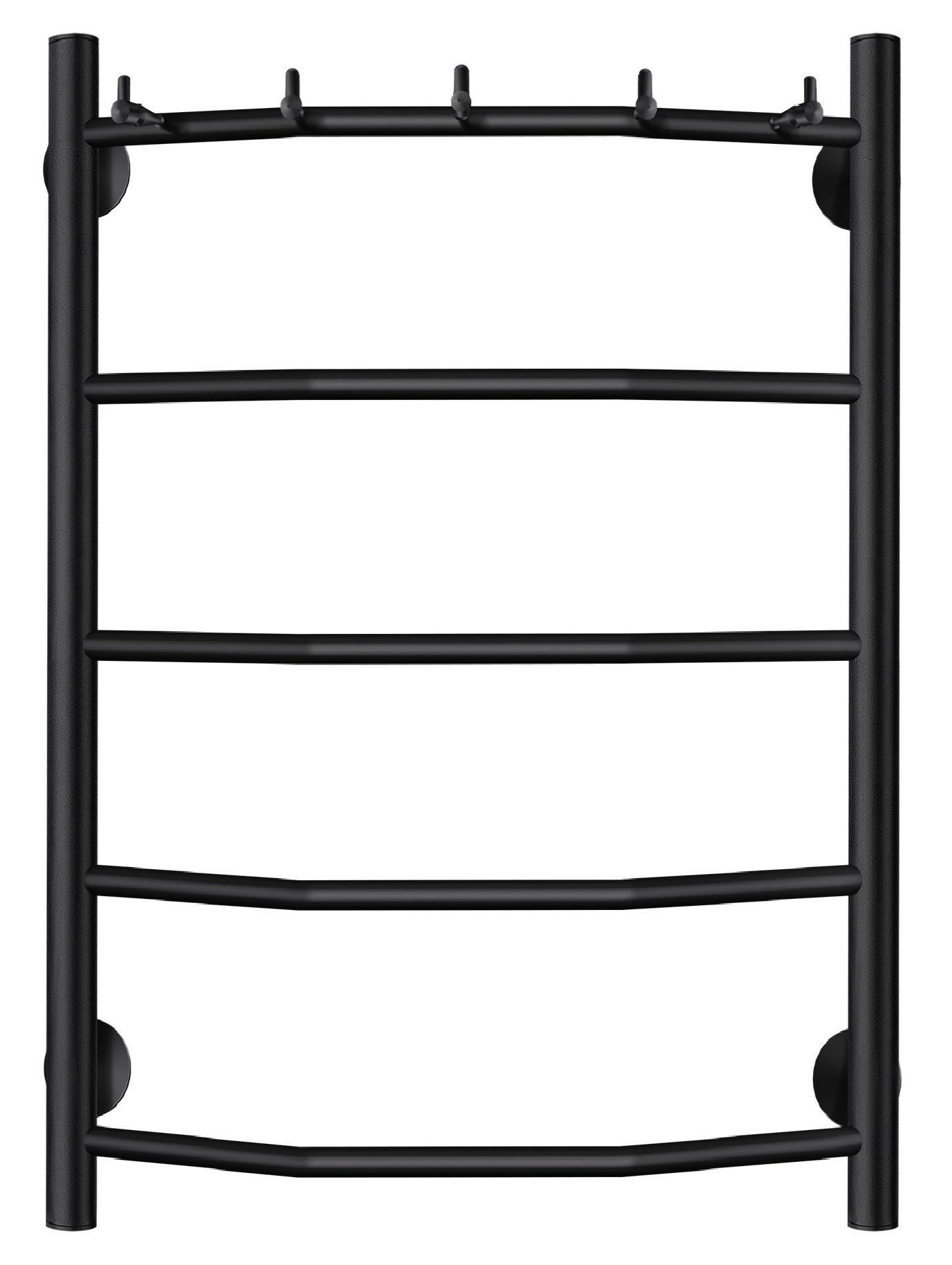 Изображение товара Полотенцесушитель электрический Secado Милан 1 К 500x600 мм 300 Вт с терморегулятором лесенка цвет черный R