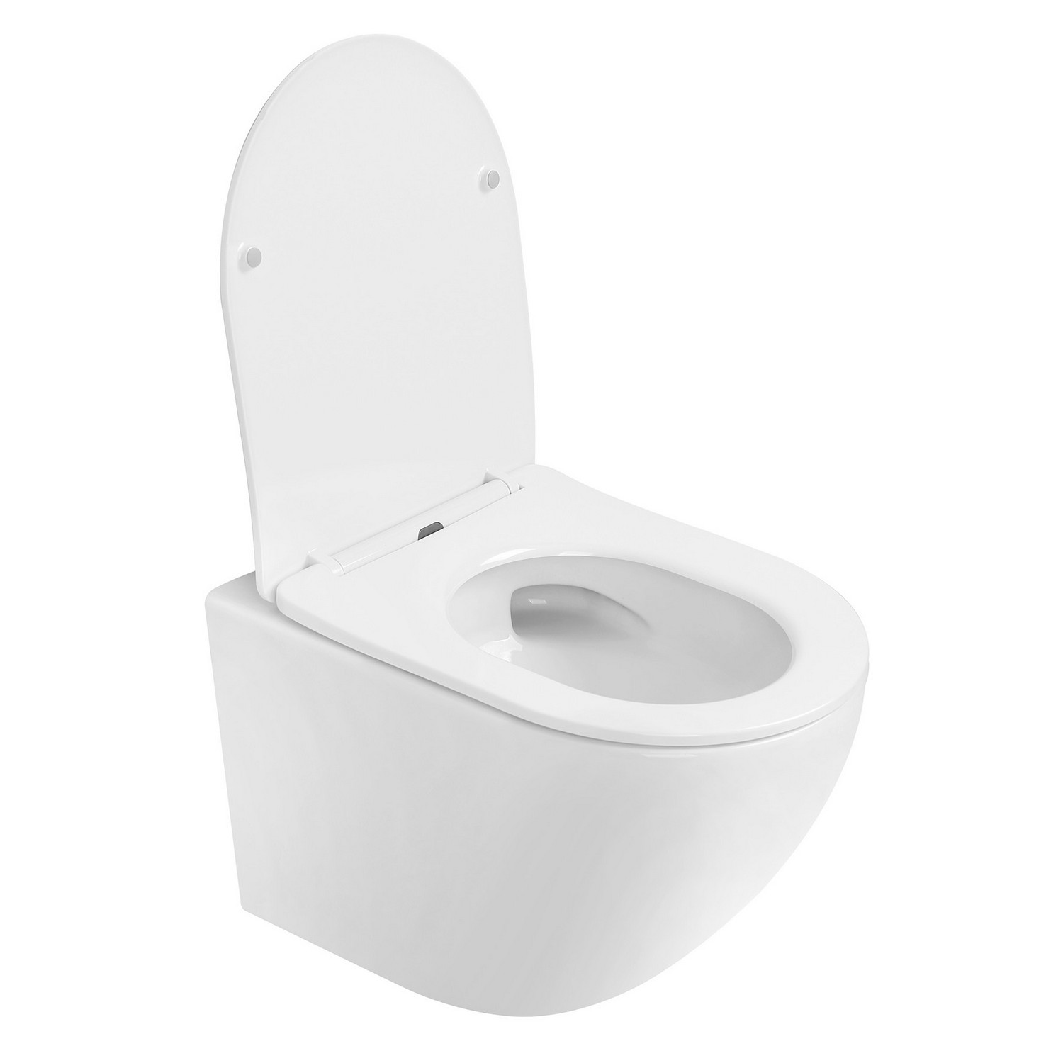 Изображение товара Комплект инсталляция с унитазом Abber Bequem AC1100T-AC0105-AC0120RG цвет белый