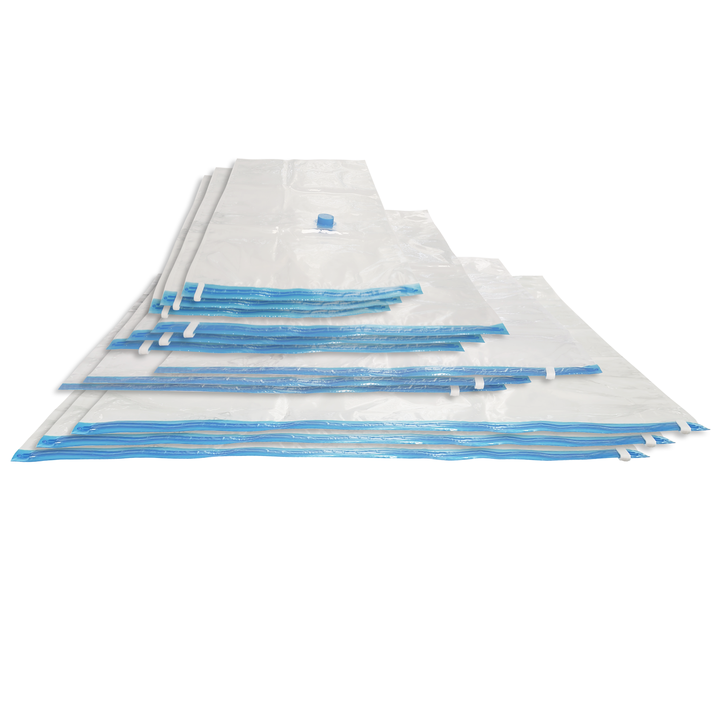 Изображение товара Мешок вакуумный Konsensa 12 шт. для хранения вещей, полиэтилен, прозрачный