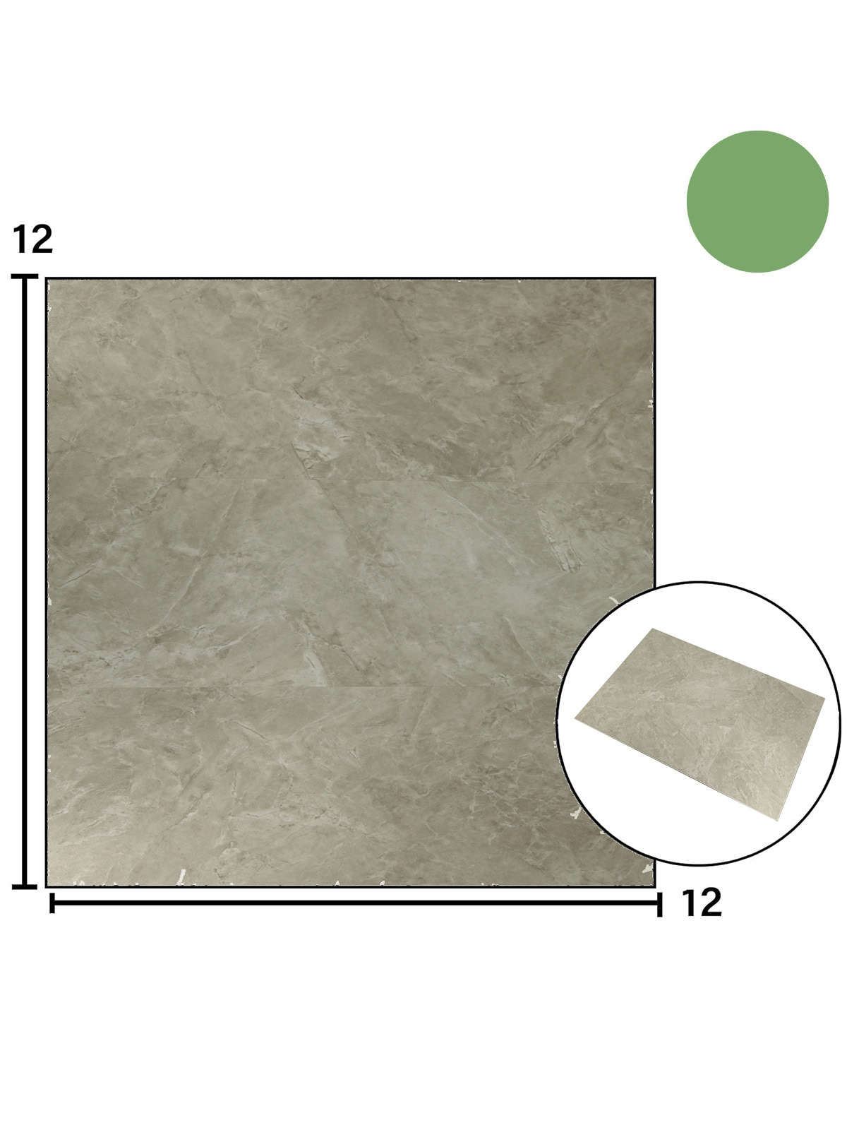 Изображение товара СПК плитка Rigid Oreol 42 класс, имитация дерева, влагостойкая, 3.8 мм