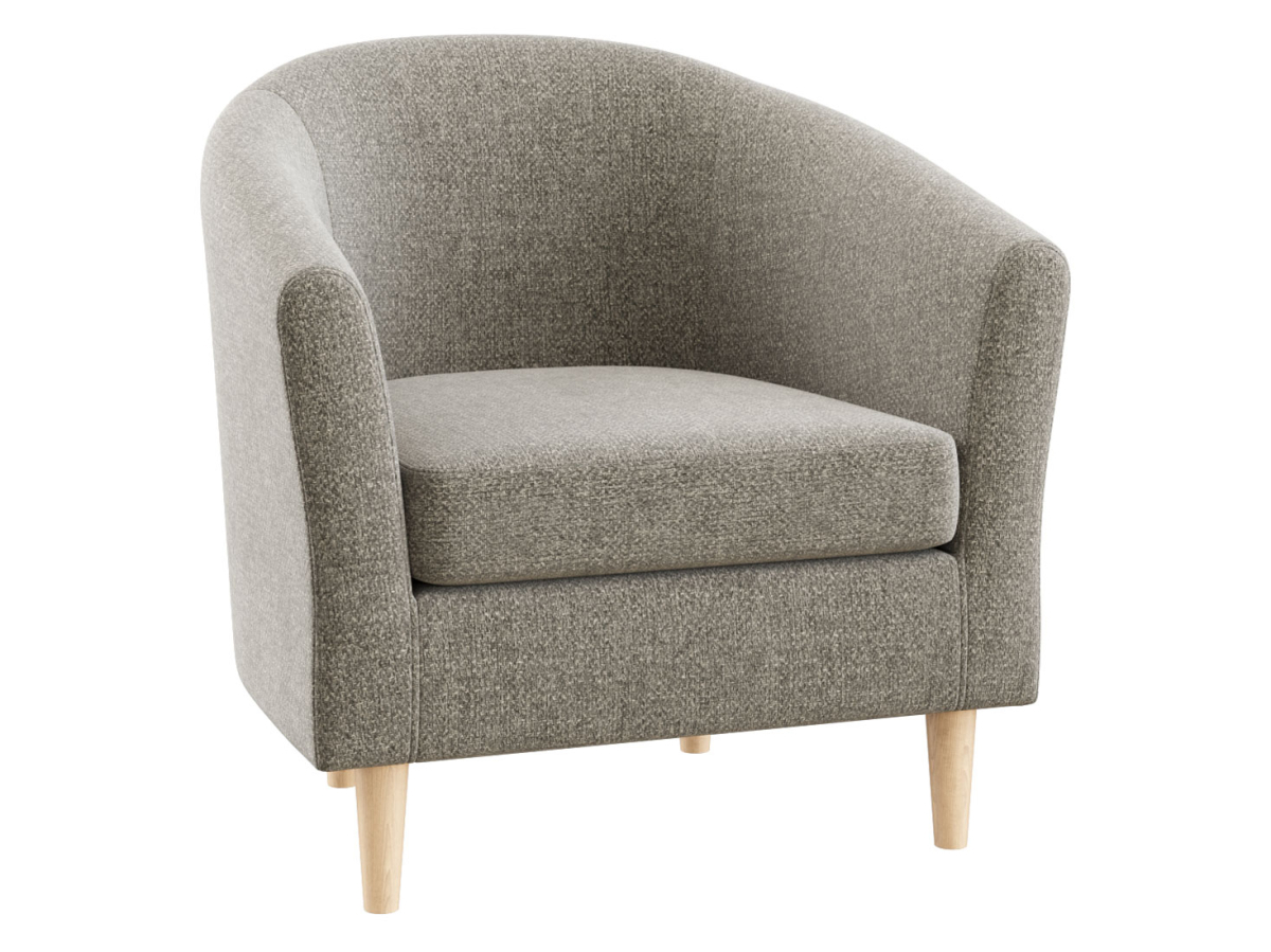 Изображение товара Кресло Правила мебели Арни 78x76x68 см рогожка серый