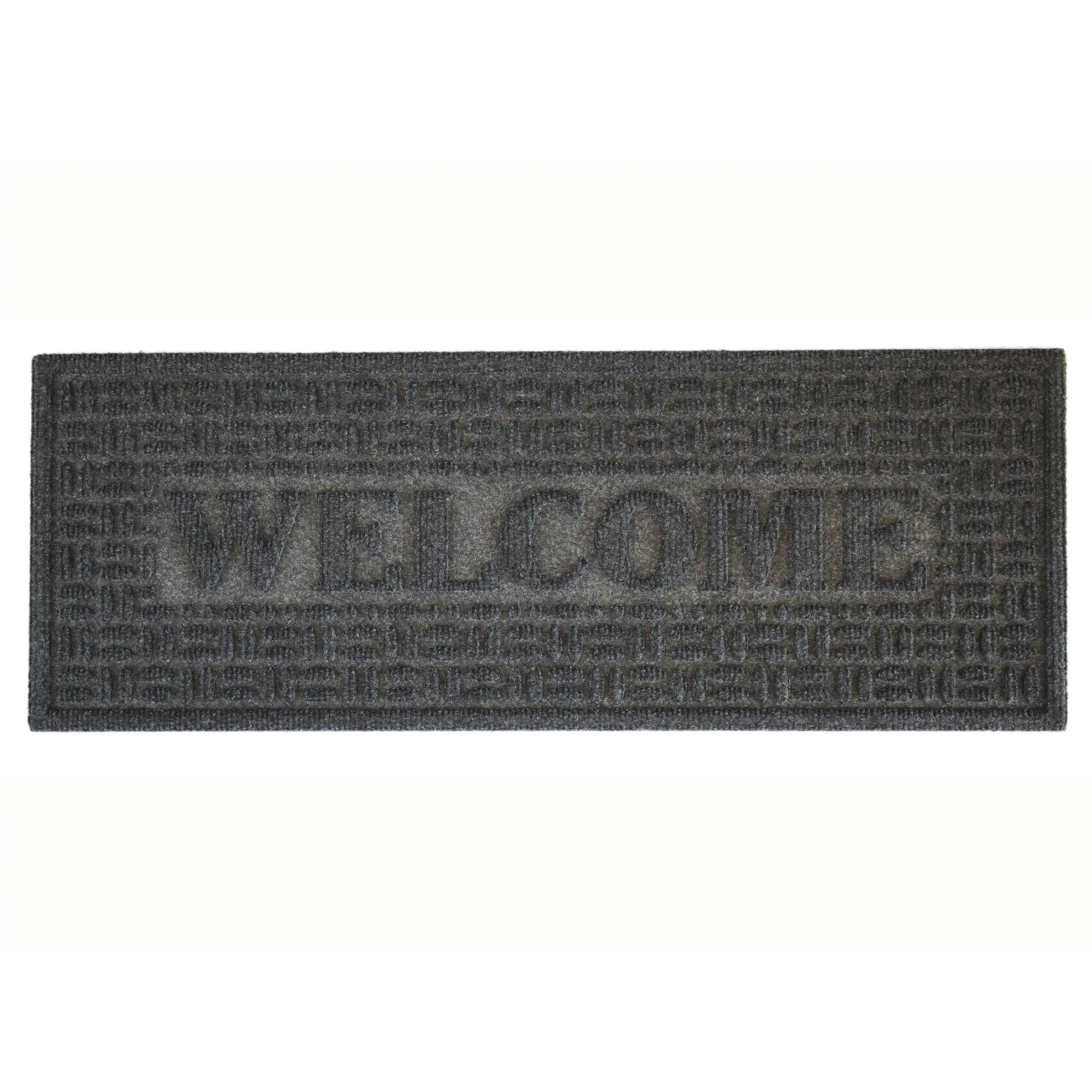 Коврик грязезащитный Cipro W2 25x70 см полипропилен цвет серый