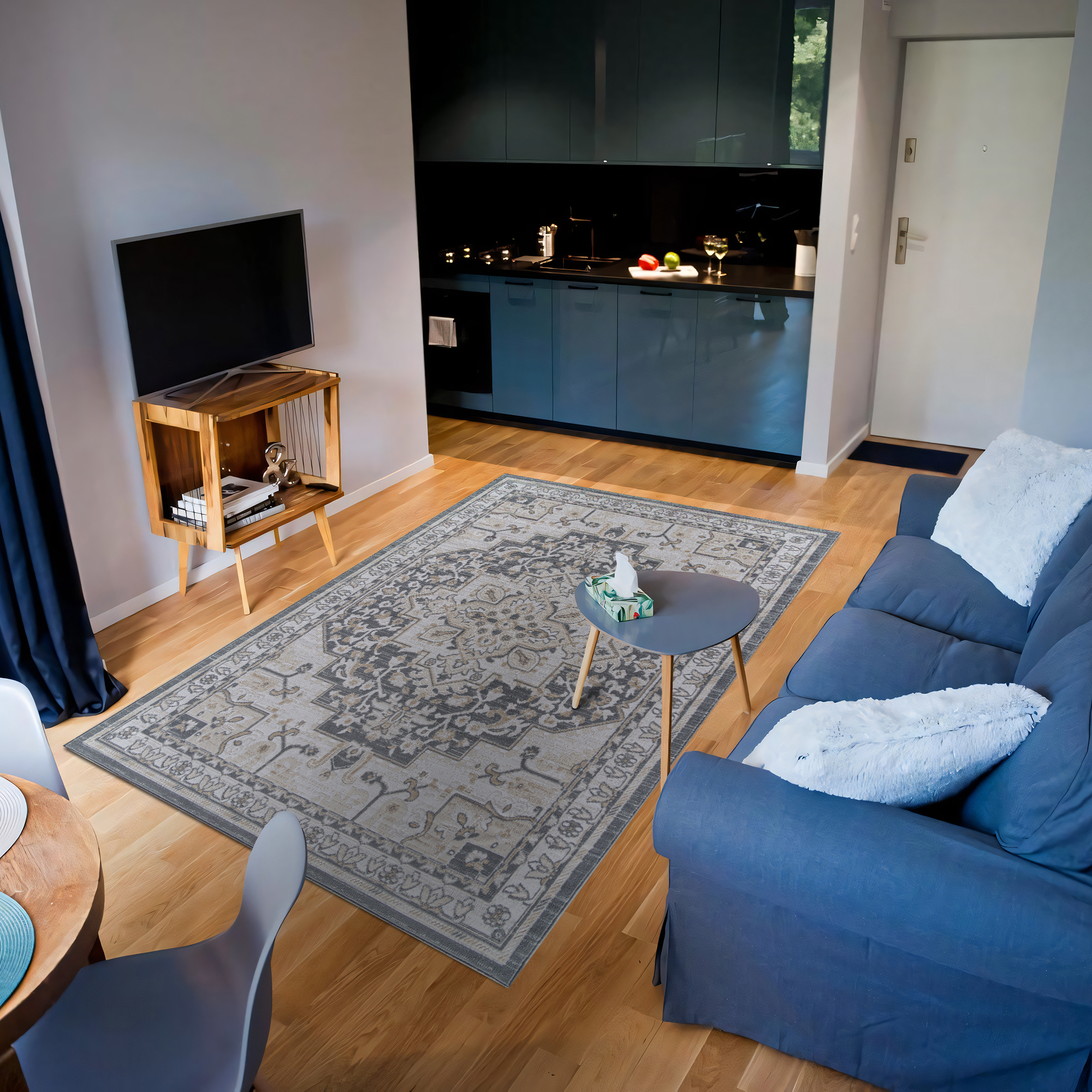 Изображение товара Ковер Merinos Point 80х150 см полипропилен L057 цвет бежевый