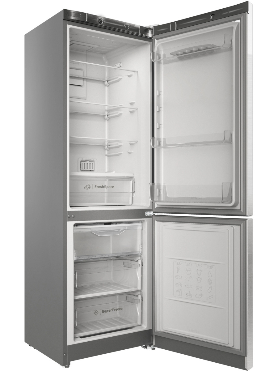 Изображение товара Холодильник Indesit ITS 4180 XB двухкамерный нержавейка с No Frost