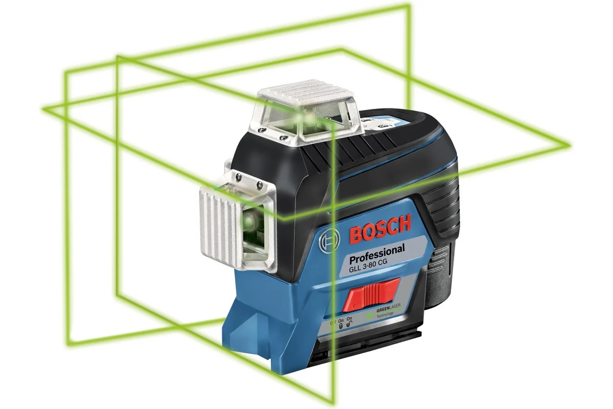 Изображение товара Уровень лазерный Bosch Professional GLL 3-80 CG, 0601063T00 зеленый луч, дальность до 30 м