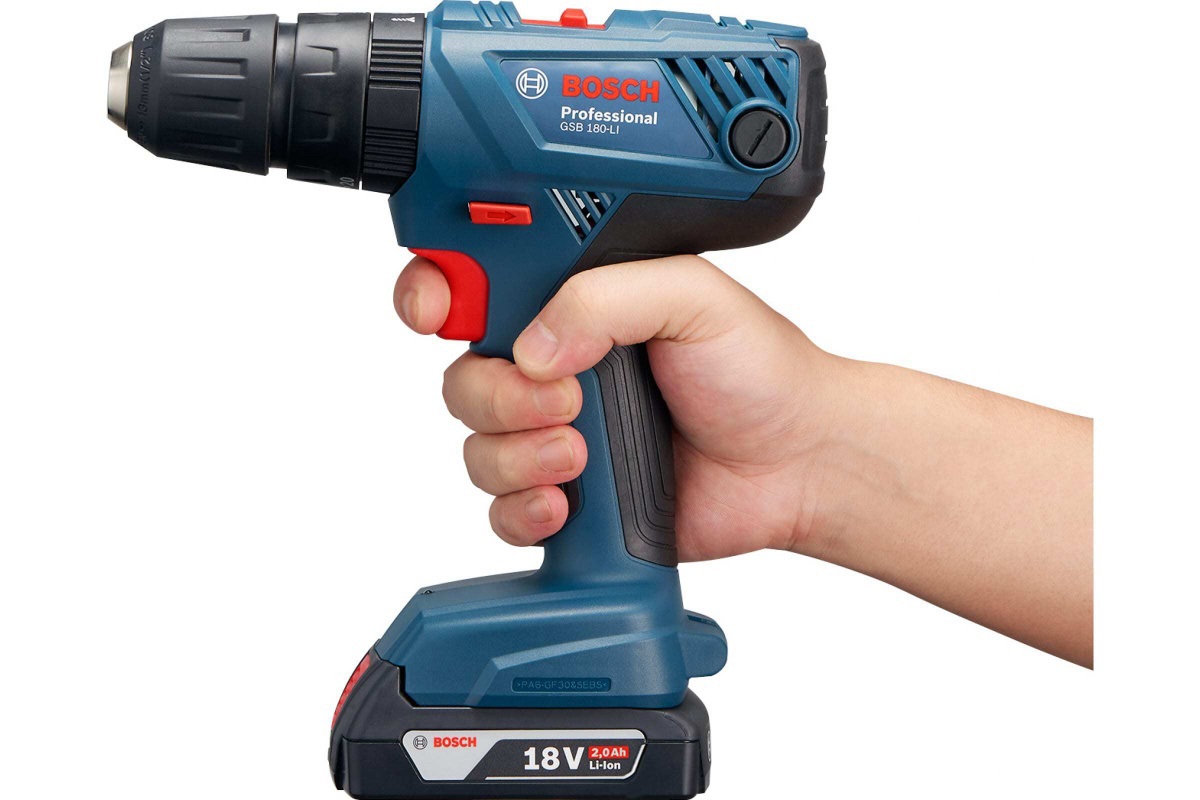 Изображение товара Дрель-шуруповерт аккумуляторная Bosch Professional GSR 180-Li 06019F8109, 18 В Li-Ion 2x1.5 Ач Изображение товара Дрель-шуруповерт аккумуляторная Bosch Professional GSR 180-Li 06019F8109, 18 В Li-Ion 2x1.5 Ач
