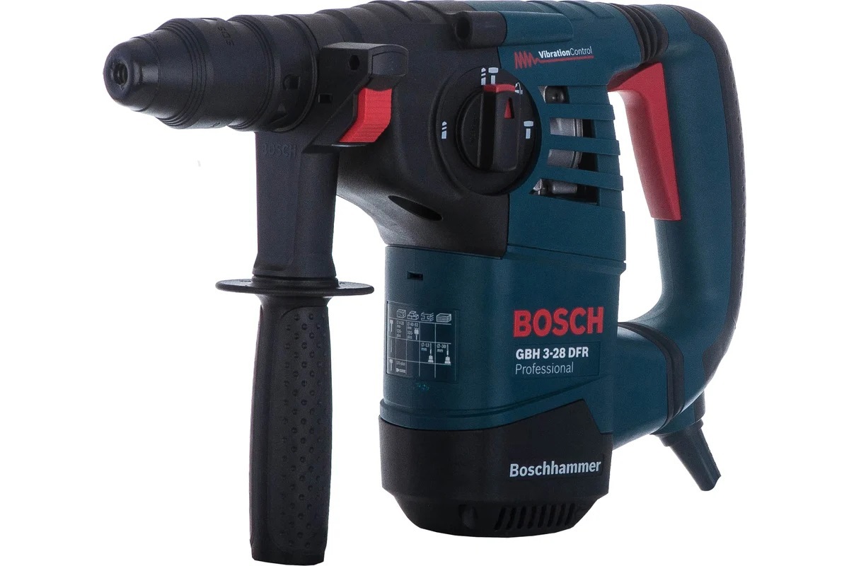Изображение товара Перфоратор сетевой SDS Plus Bosch Professional GBH 3-28 DFR, 061124A000, 800 Вт, 3.1 Дж