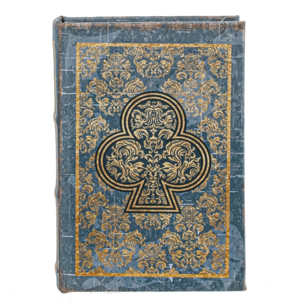 Изображение товара Шкатулка-книга синий L9 W3 H13.5 см оригинальный дизайн Изображение товара Шкатулка-книга синий L9 W3 H13.5 см оригинальный дизайн