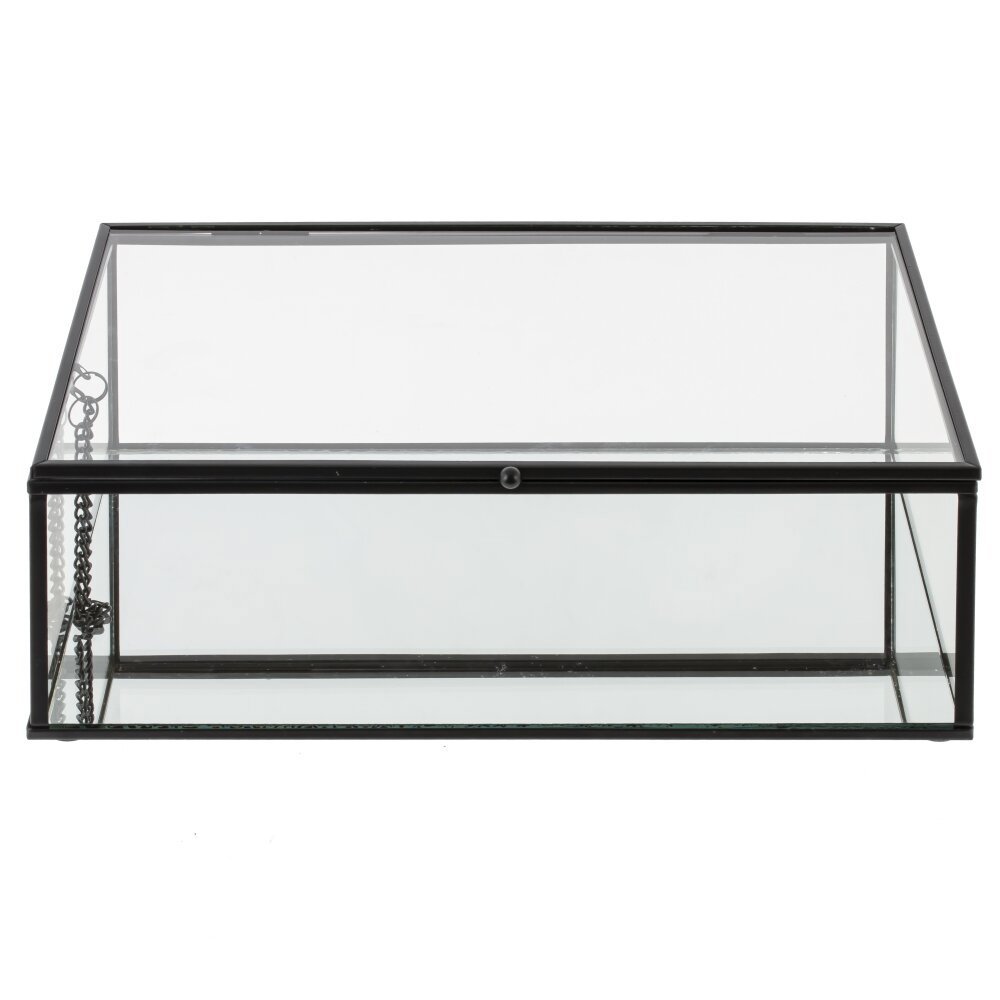 Изображение товара Шкатулка декоративная прозрачная, 17,5 см × 9 см