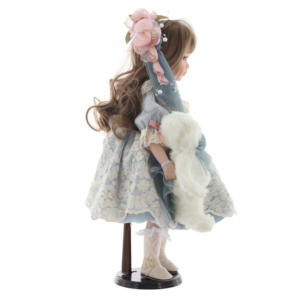 Изображение товара Кукла Наташа L21 - фарфоровая коллекционная 45 см на подставке