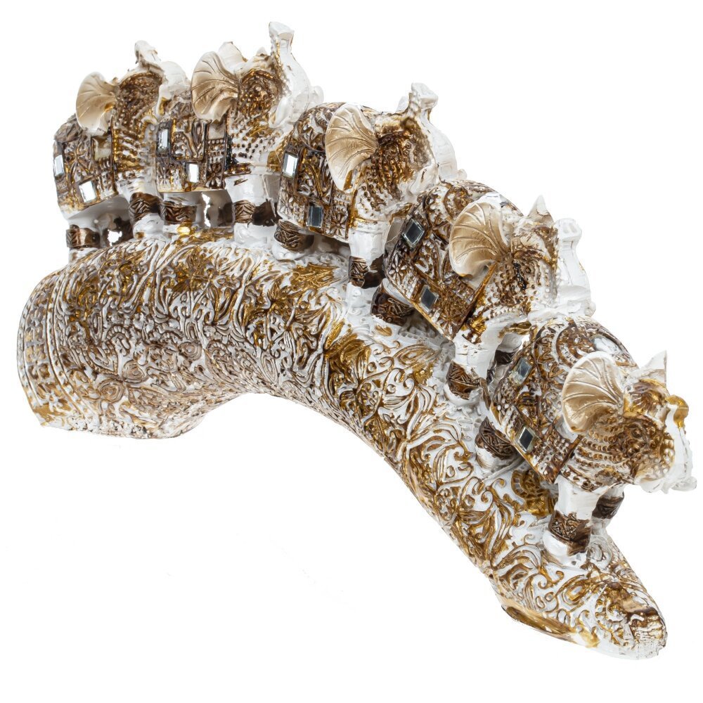 Изображение товара Фигурка декоративная 5 слонов L22 W5 H9 см 787060