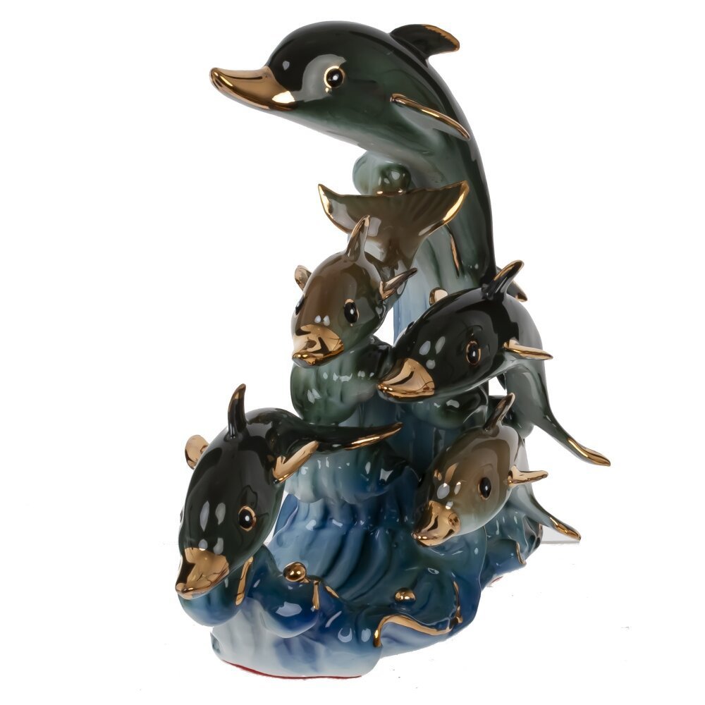 Изображение товара Фигурка декоративная Дельфины L17 W7 H11 см 824173