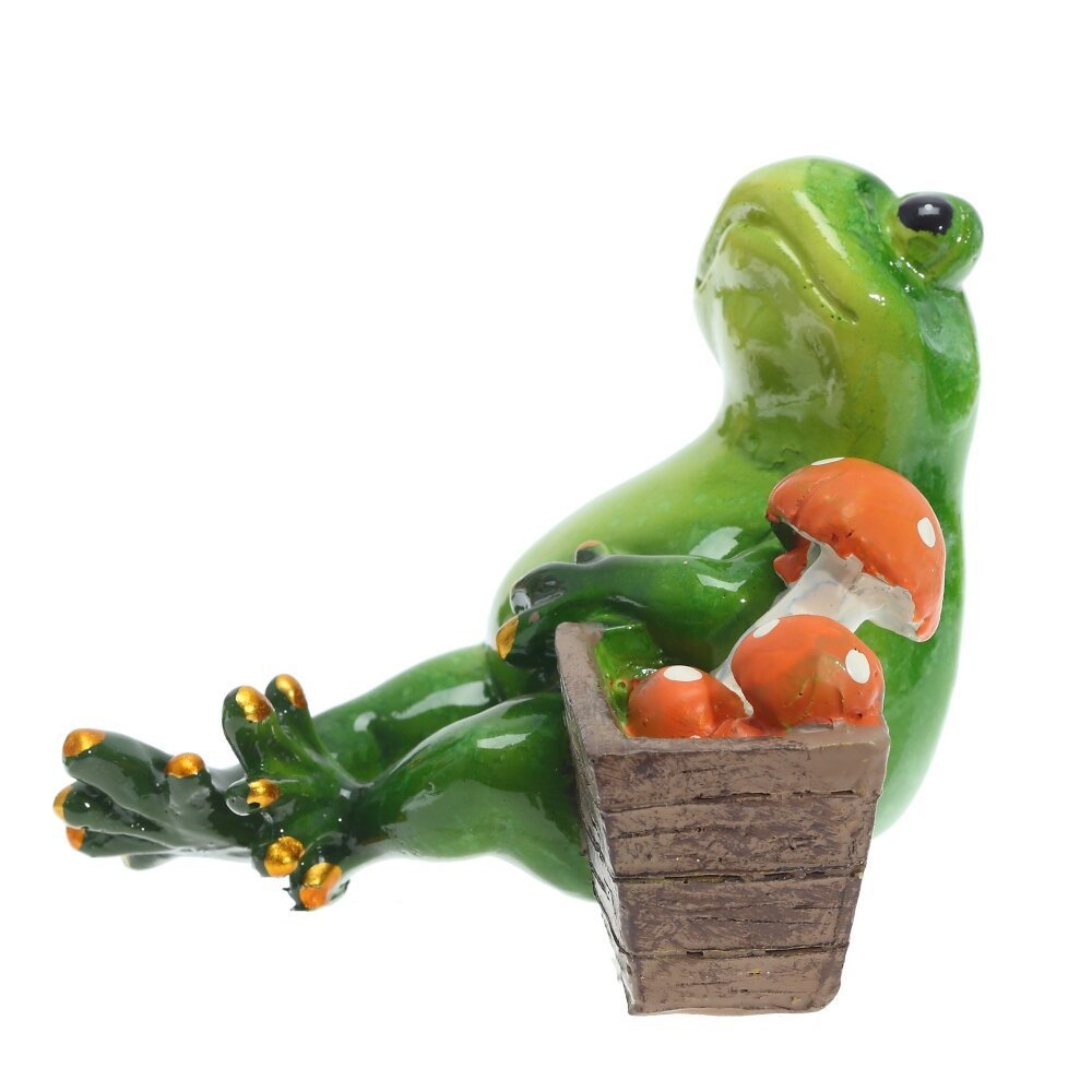 Изображение товара Фигурка декоративная Лягушка L10 W9 H7 см 815556