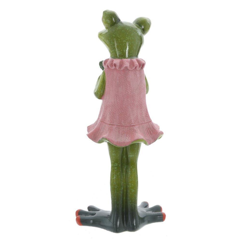 Изображение товара Фигурка Лягушка в розовом платье, 15.5 см — милый декор