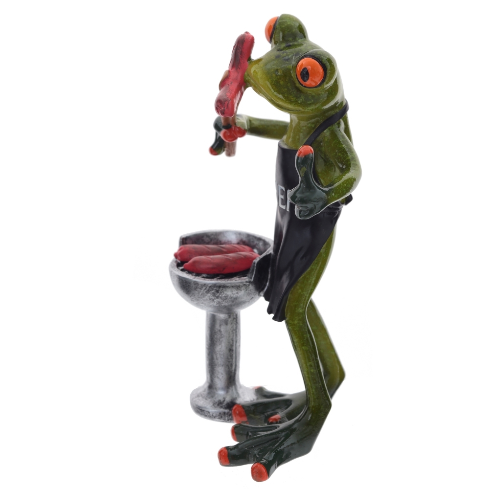 Изображение товара Фигурка декоративная Лягушка L9 W6 H16 см 756197