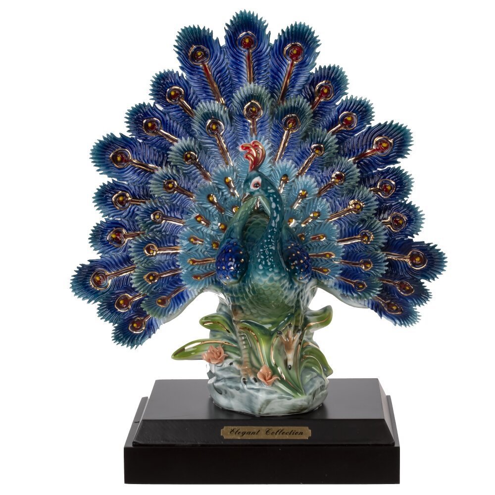 Изображение товара Фигурка декоративная Павлин L26 W13 H30 см 824153