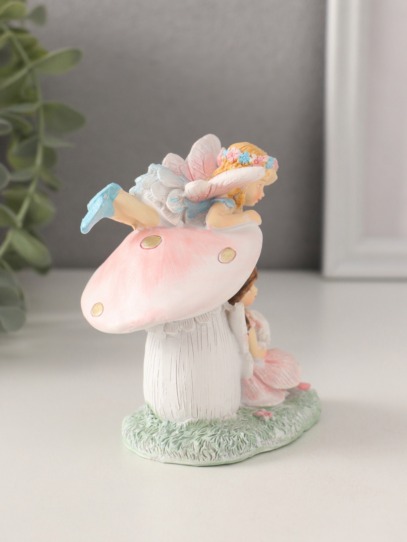 Изображение товара Декоративная фигура СИМА-ЛЕНД Девочки-феи с грибочком и кроликом