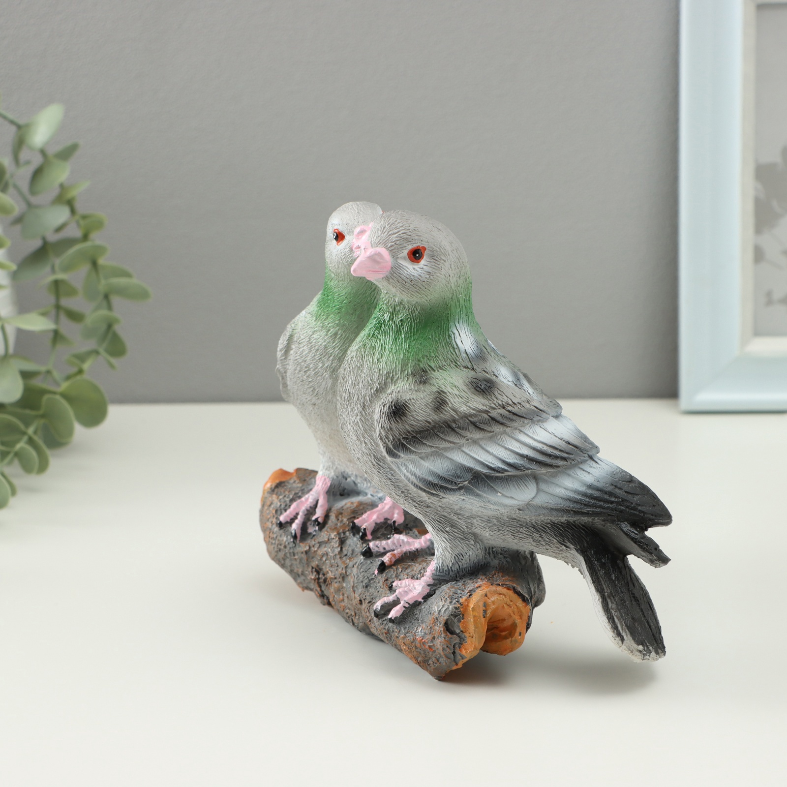 Изображение товара Декоративная фигура TAKE IT EASY Влюбленные голуби 7х18,5х15 см