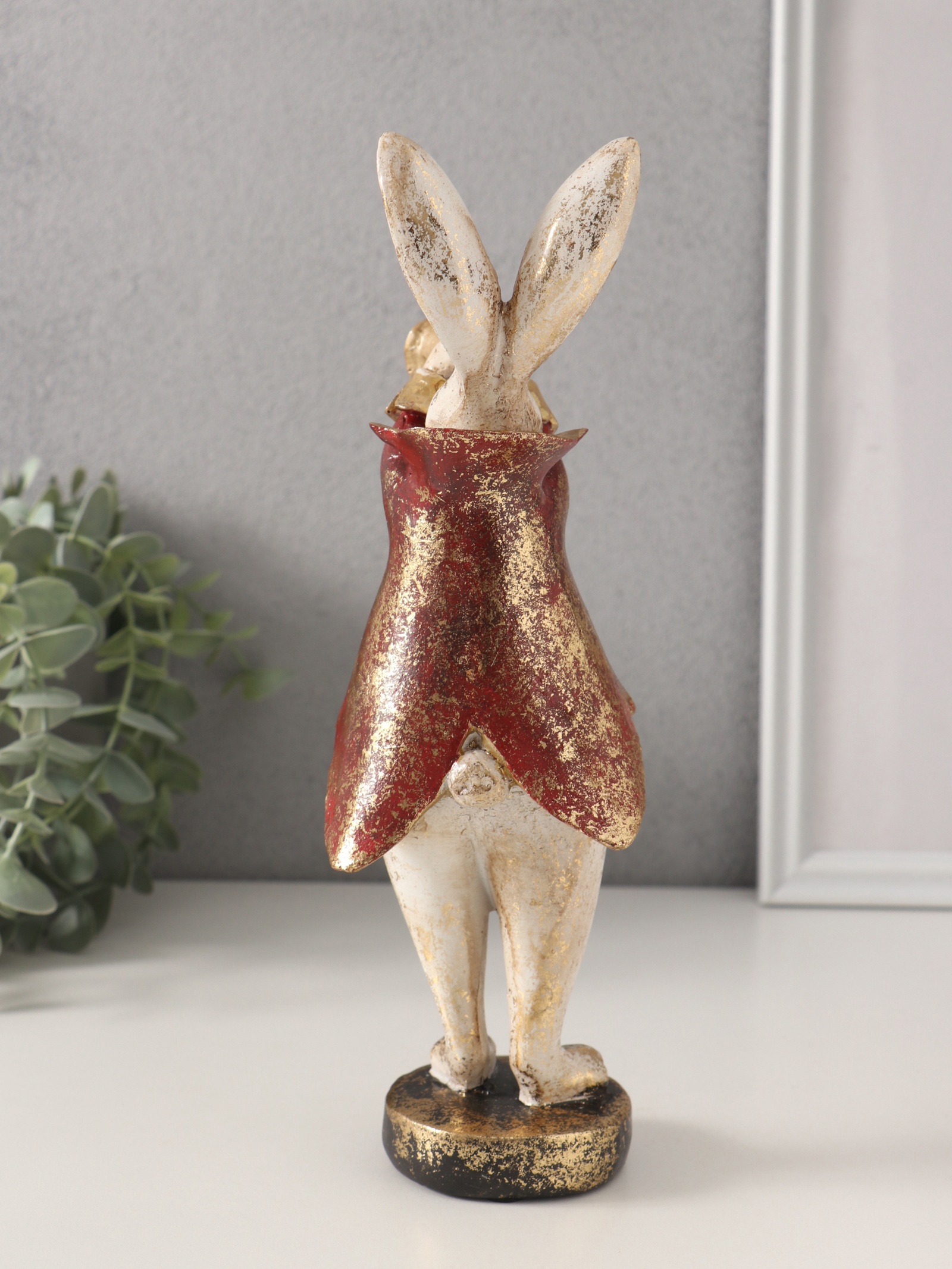 Изображение товара Сувенир полистоун Кролик в пиджаке с трубой 75х9х25 см 10326615