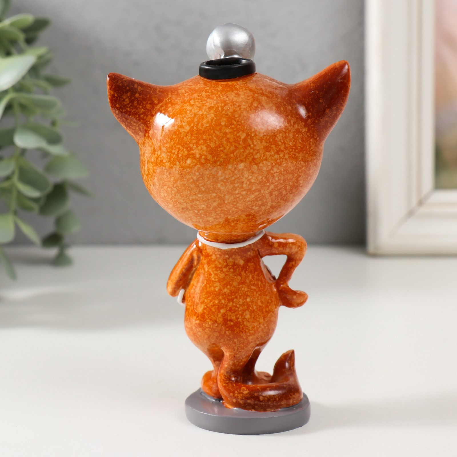 Изображение товара Котик-врач: сувенир полистоун с фонендоскопом, лак