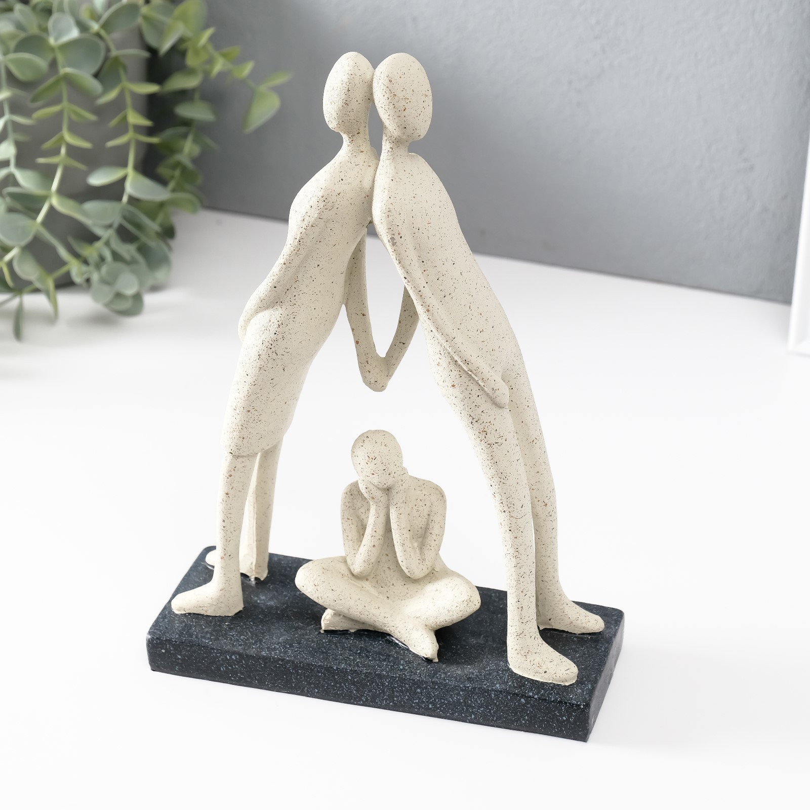 Изображение товара Сувенир полистоун Дом там - где семья белый 7х17х245 см 10529917