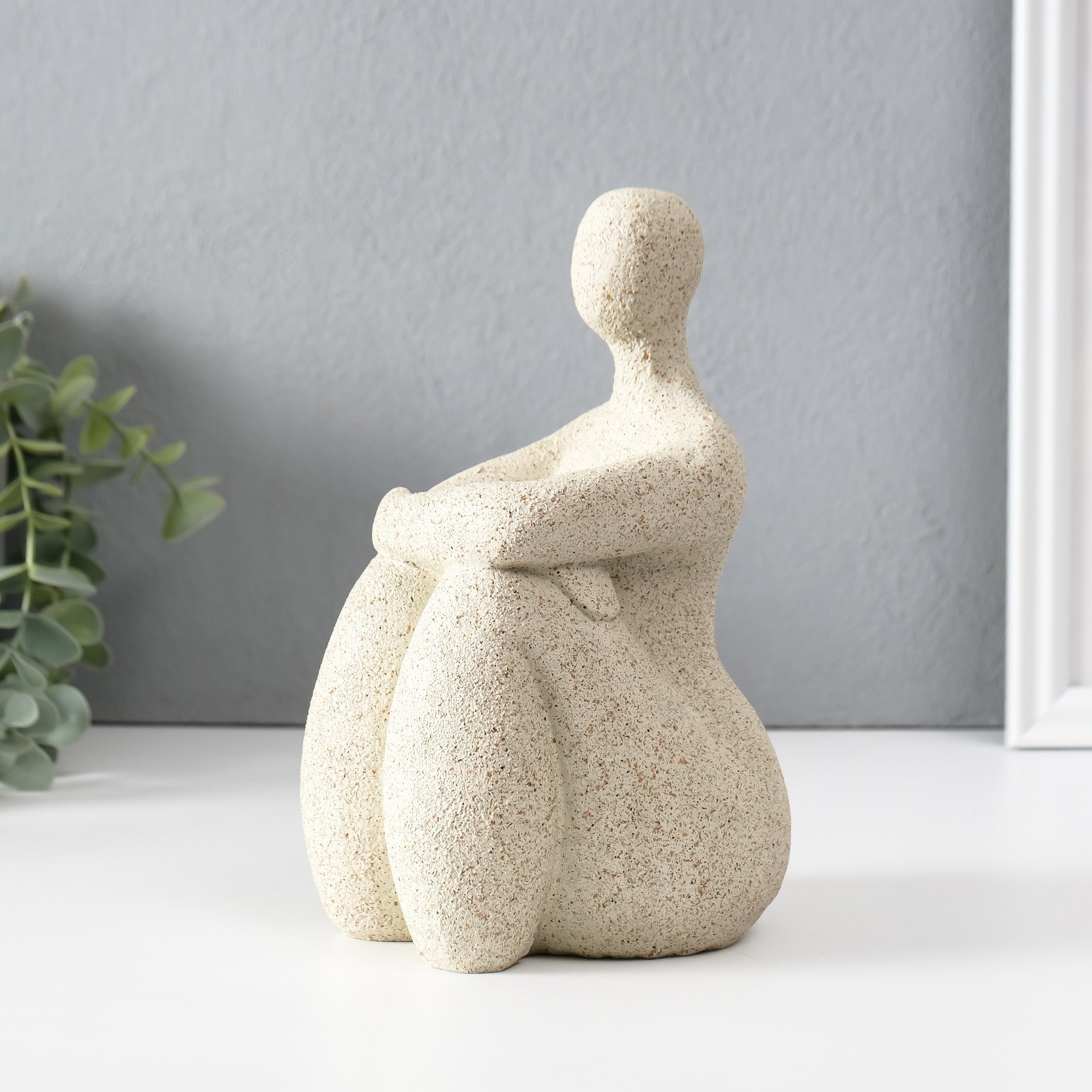 Изображение товара Сувенир полистоун Лорен милая белый 115х11х19 см 10529931