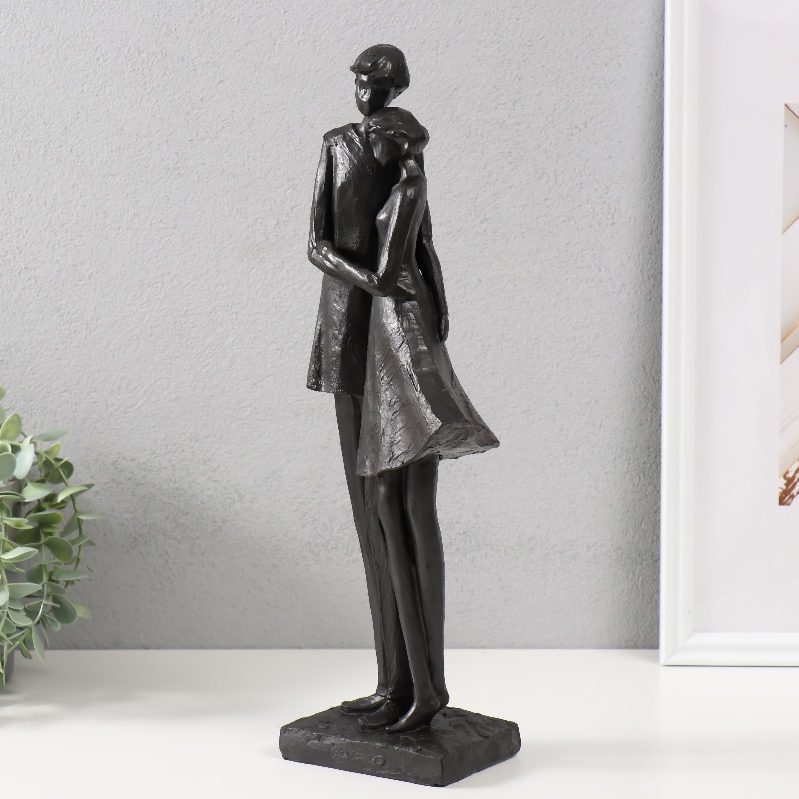 Изображение товара Сувенир полистоун Мама и дочка чёрный 40х12х11 см 9848285