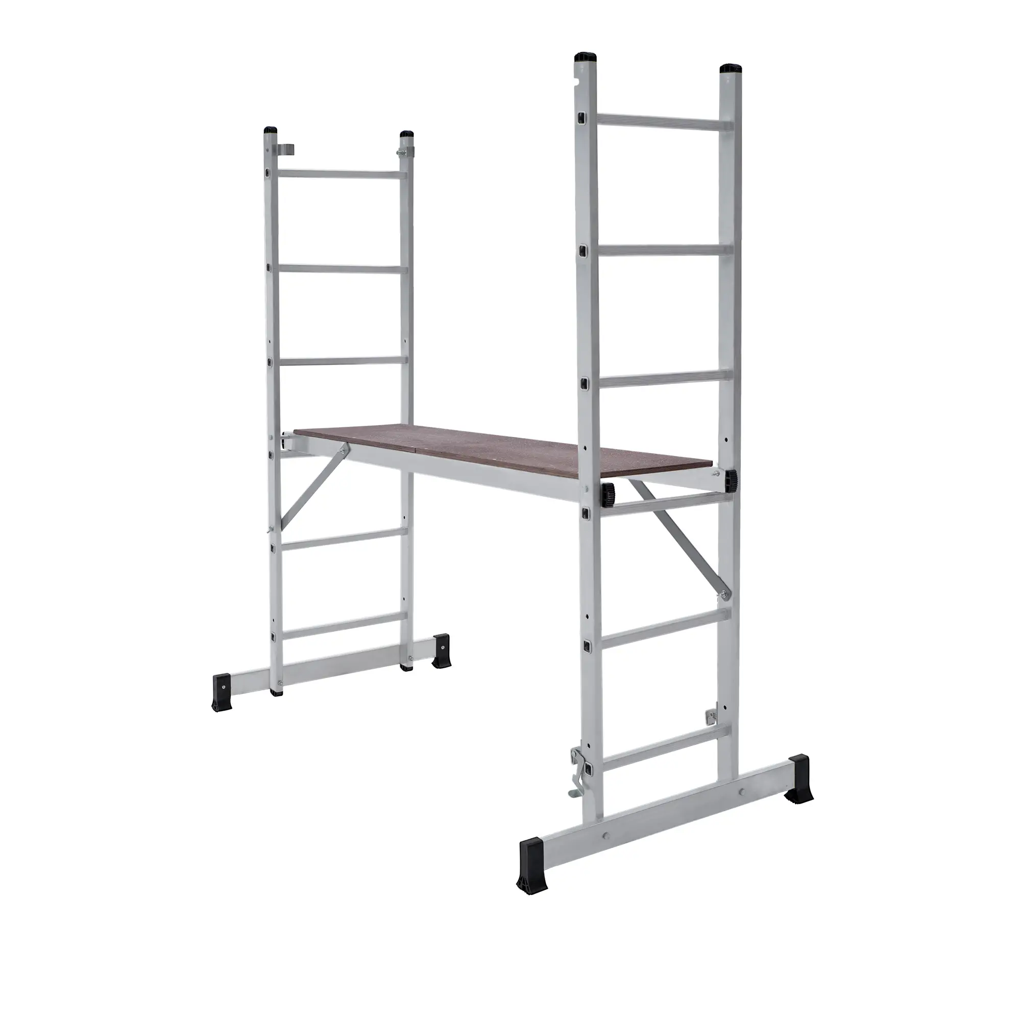 Лестница-трансформер подмости 2-секционные Kroft до 2.66 м 6 ступеней