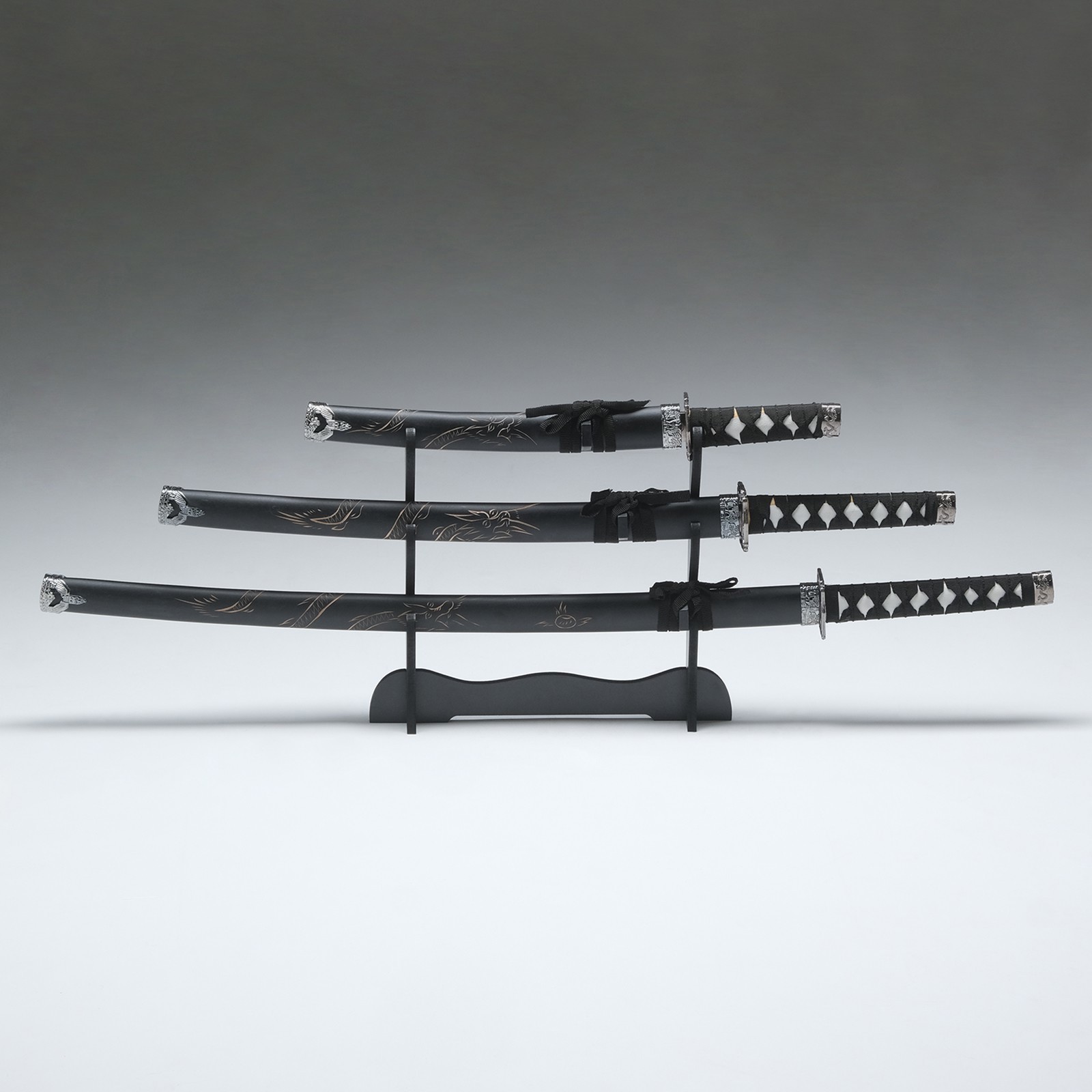 Изображение товара Декоративная фигура СИМА-ЛЕНД Дракон 3в1 на подставке 100/75/50 см