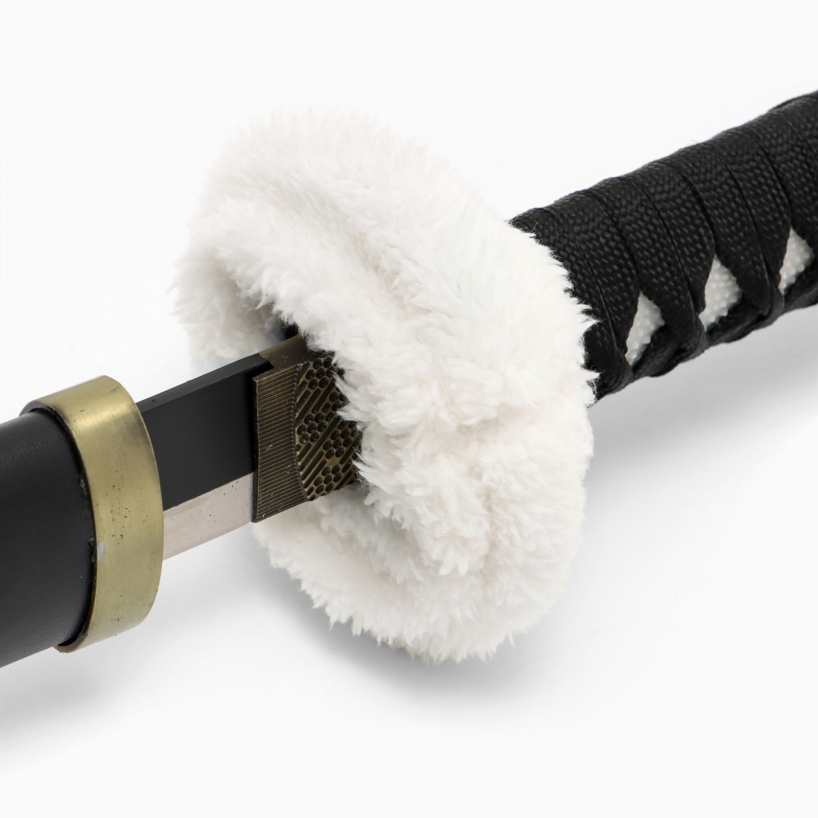 Изображение товара Катана Ло 103 см — декоративная подставка, черная с белым