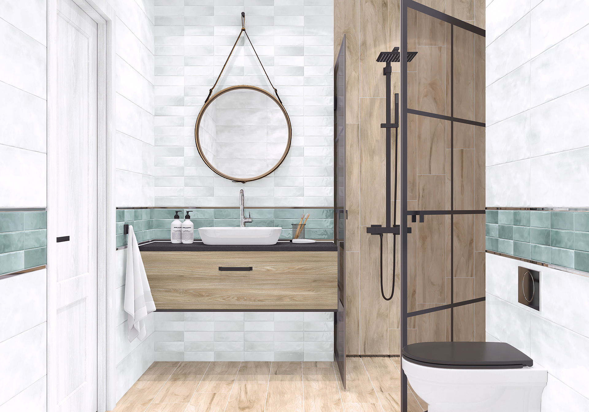 Изображение товара Плитка Alma Ceramica Style TWU11STL707 60x20 см серый для стен интерьера