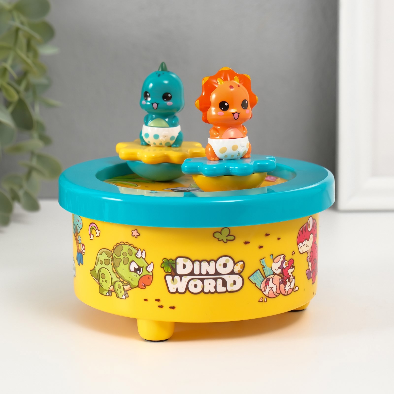 Изображение товара Сувенир музыкальный Динозавры, механический, СИМА-ЛЕНД