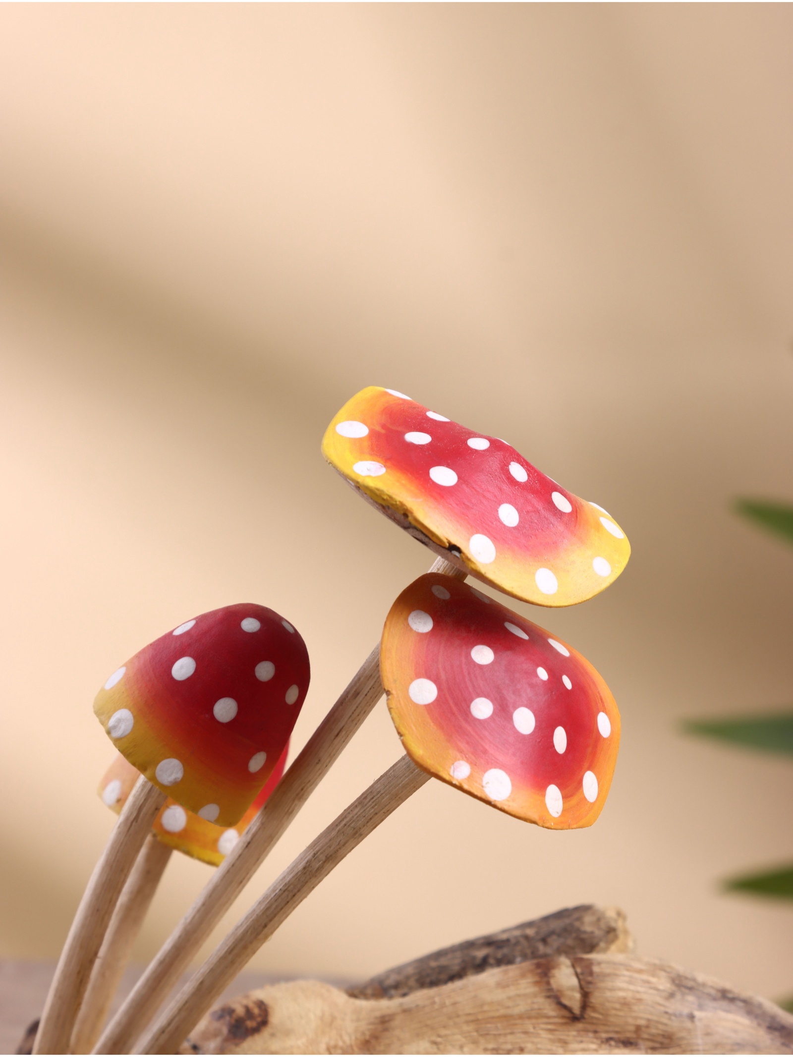 Изображение товара Сувенир Коряга с грибочками из альбезии 30x10x17 см