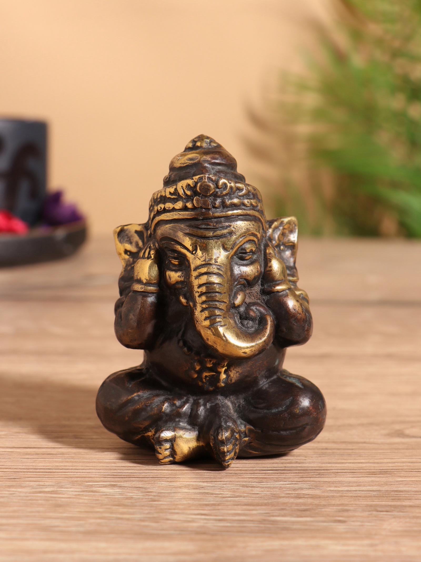 Изображение товара Сувенир бронза Ганеша 6х5х8 см 10176524