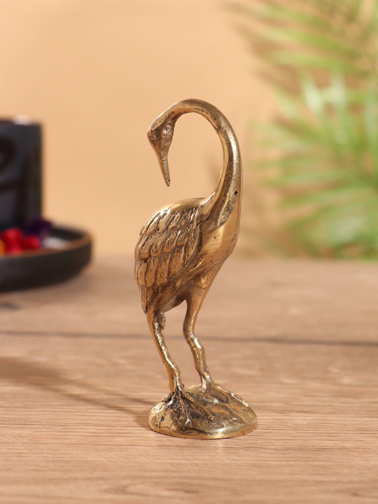 Изображение товара Сувенир Журавль бронза 5x3x10 см — декоративная фигура