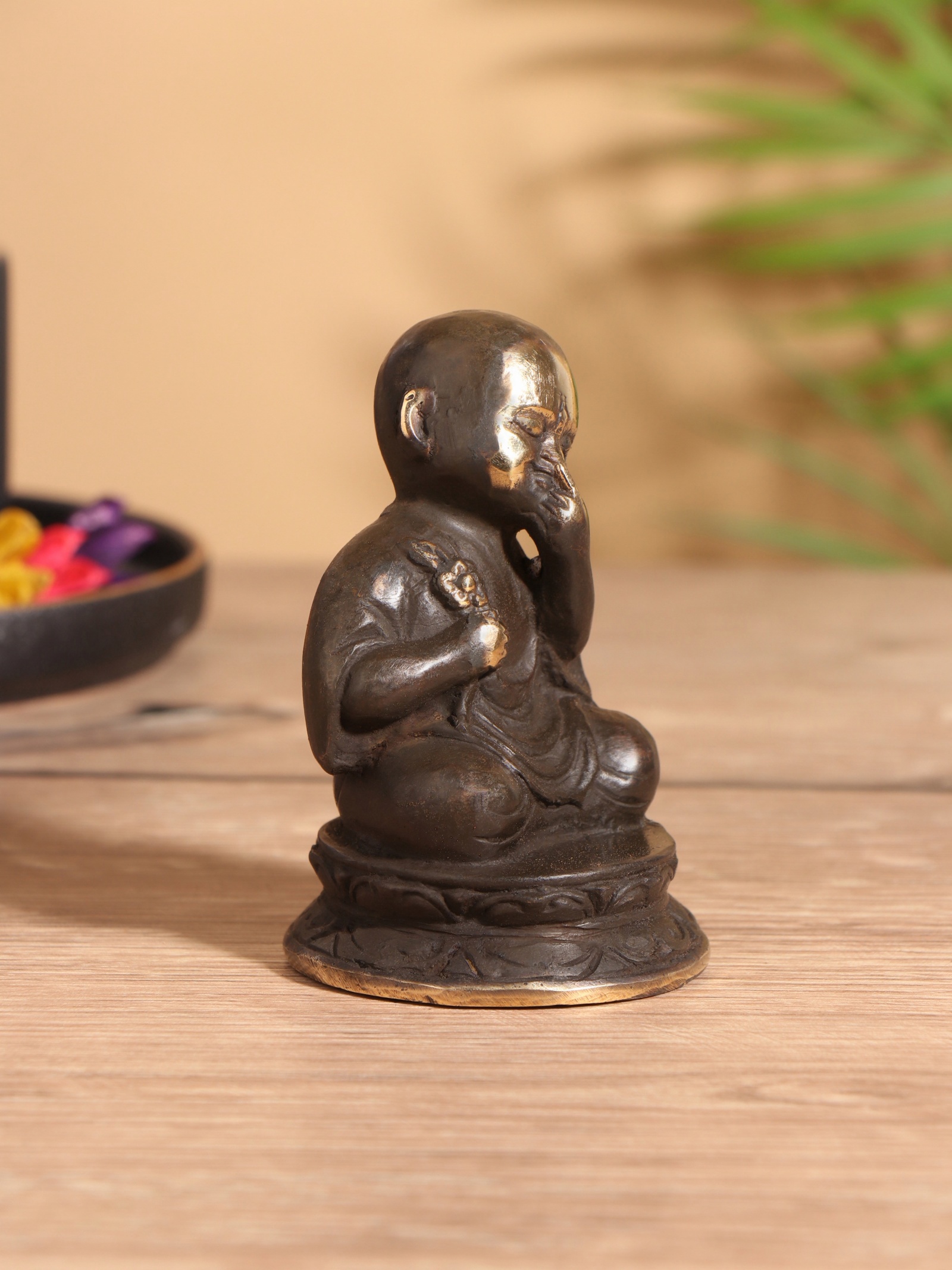 Изображение товара Сувенир бронза Монах 6х6х9 см 10176503