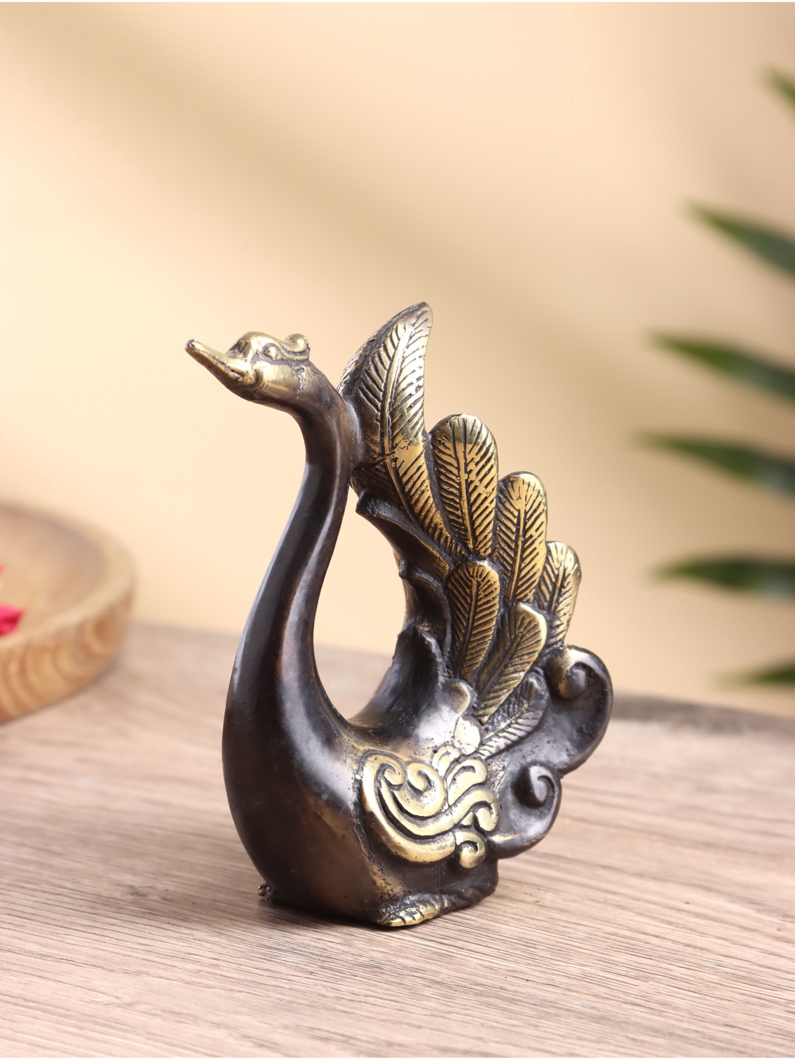 Изображение товара Сувенир бронза Павлин 9х5х12 см 10176448