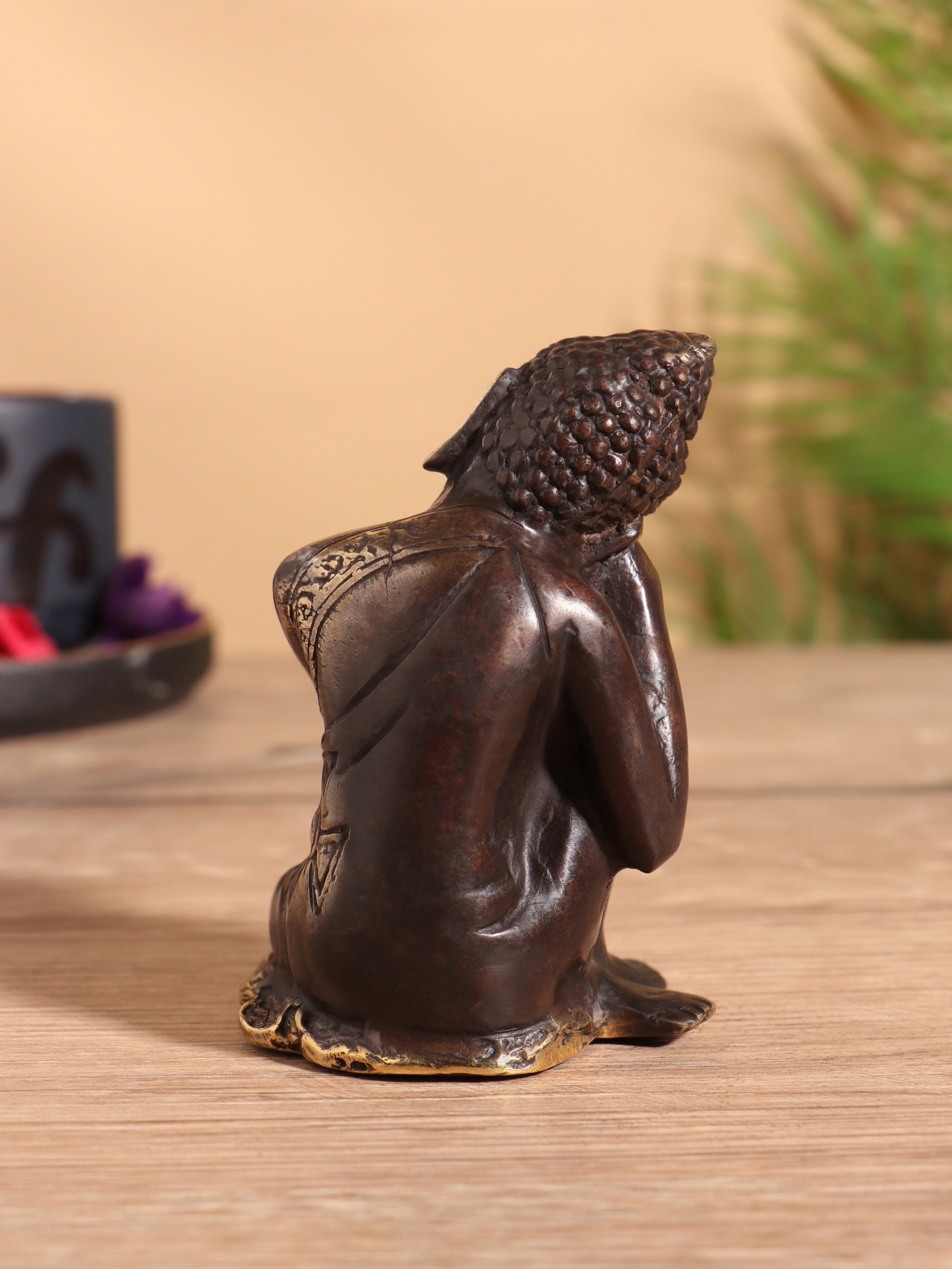 Изображение товара Сувенир бронза Спящий Будда 8х8х13 см 10176454