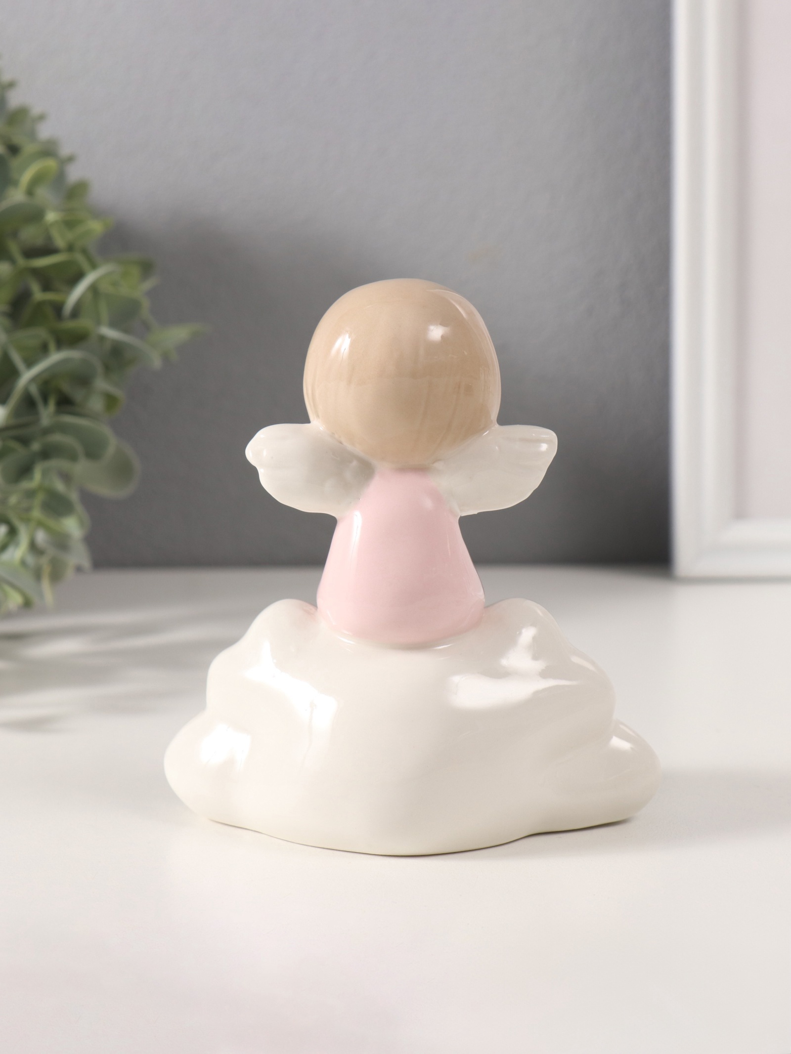 Изображение товара Декоративная фигура СИМА-ЛЕНД Мылышка-ангел в розовом на облачке