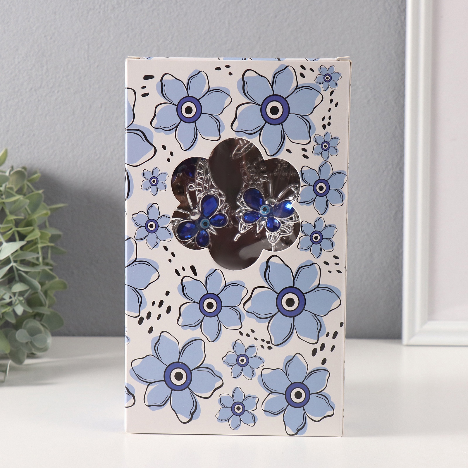 Изображение товара Сувенир от сглаза Дерево с бабочками 7x12x26 см