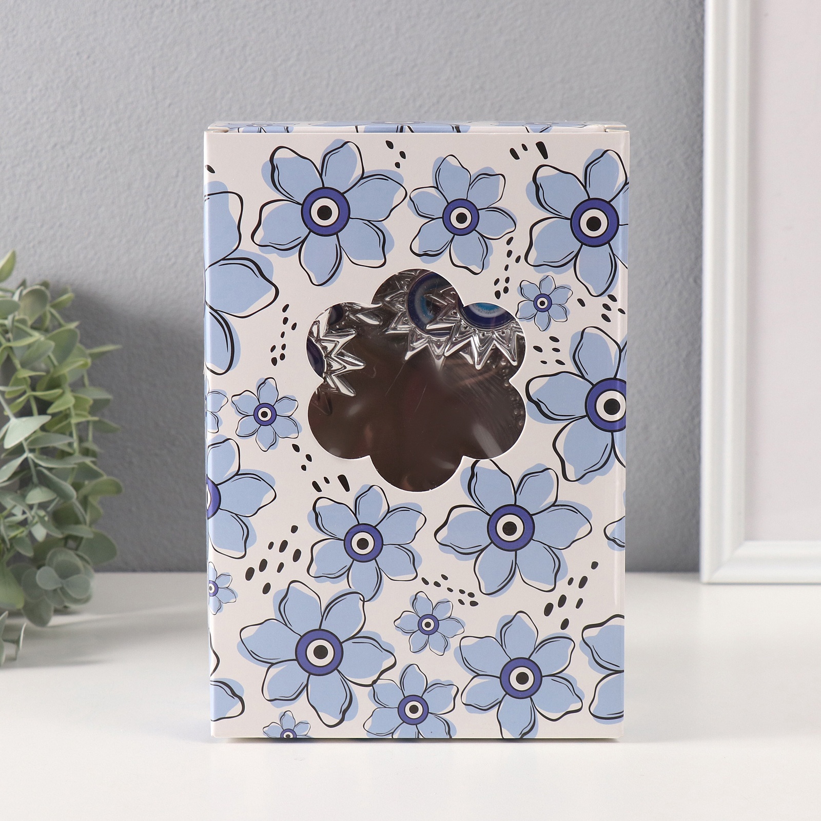 Изображение товара Сувенир от сглаза Дерево с солнечными цветами со слоном 7х14х225 см 10710164