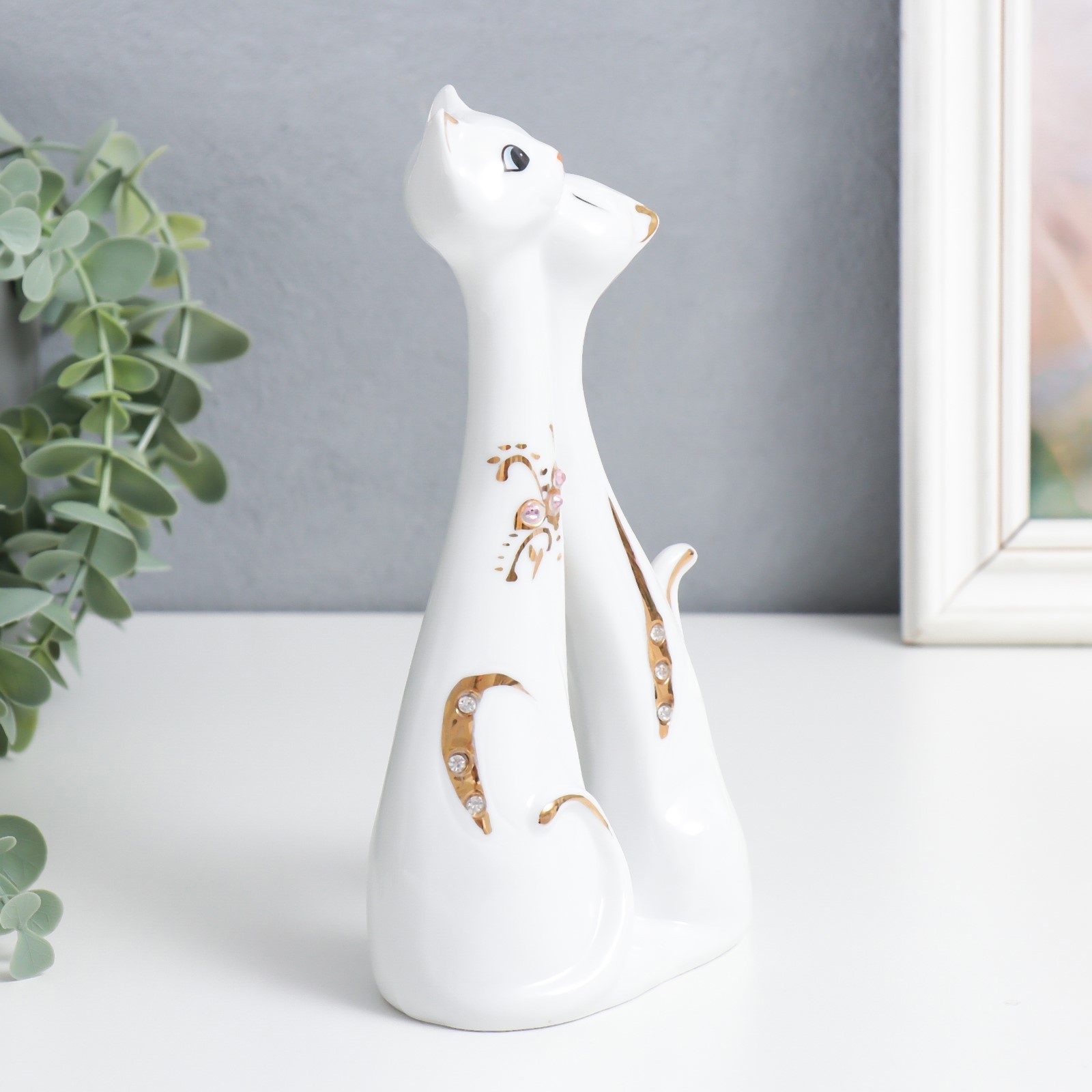 Изображение товара Декоративная фигура СИМА-ЛЕНД 2 киски любовь Стразы