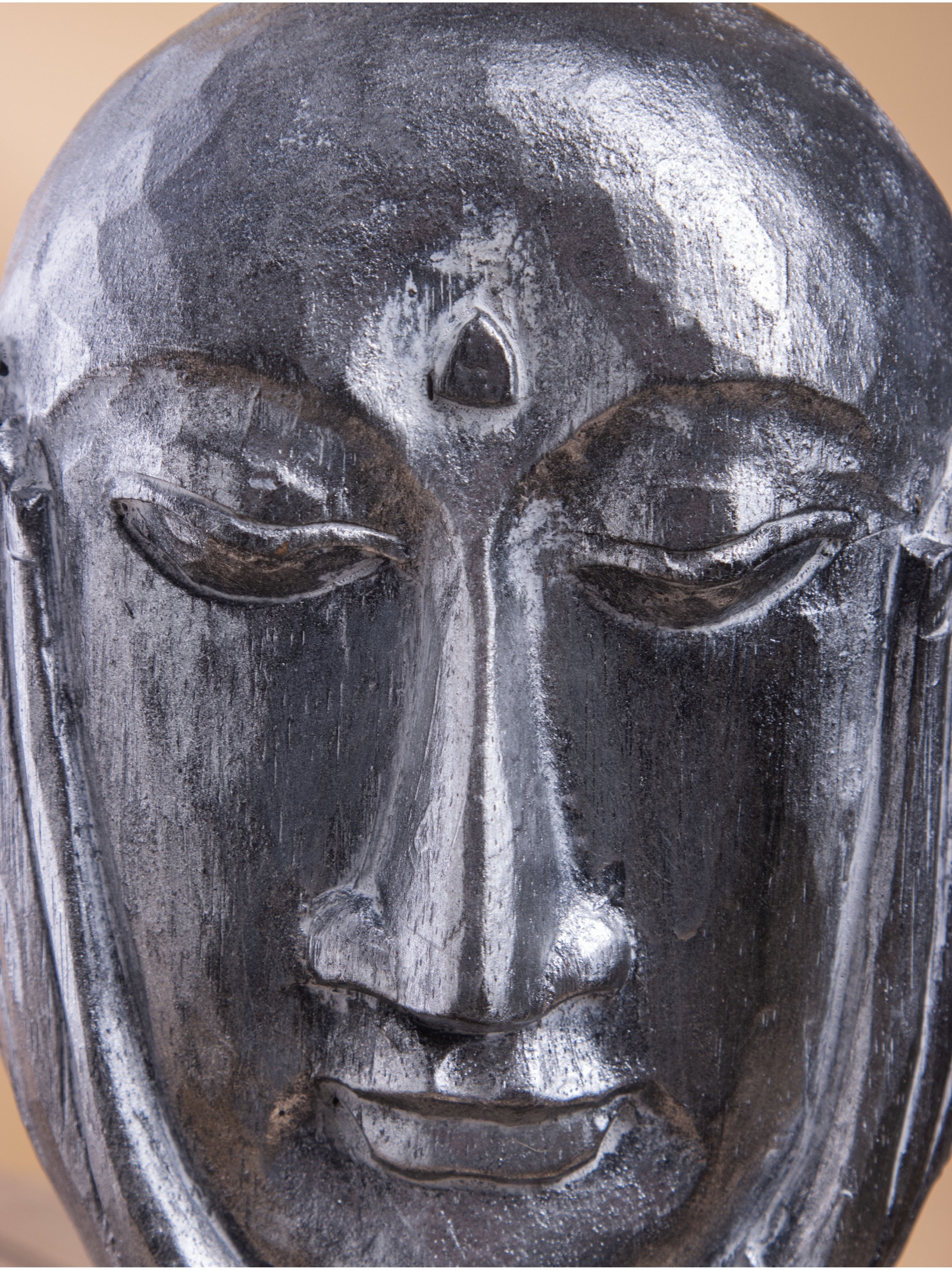 Изображение товара Сувенир интерьерный Маска в руках дерево 20х13х35 см 10464986