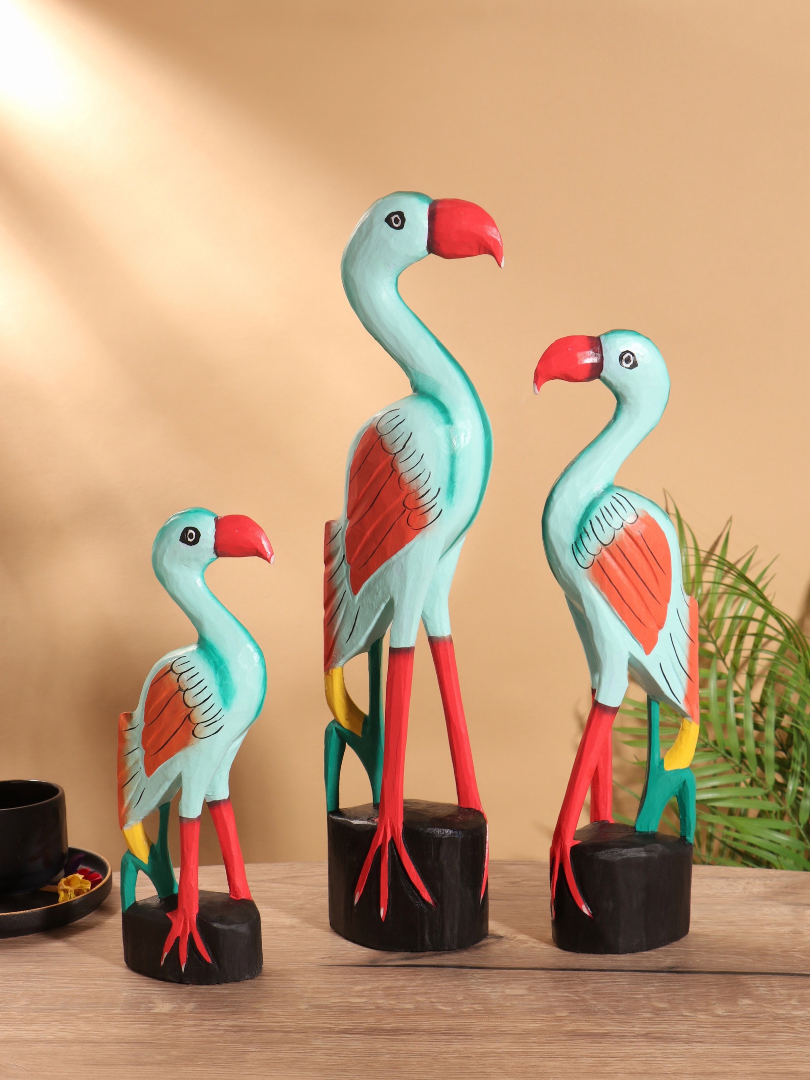 Изображение товара Сувенир интерьерный Фламинго дерево (набор 3 штуки) 10464381