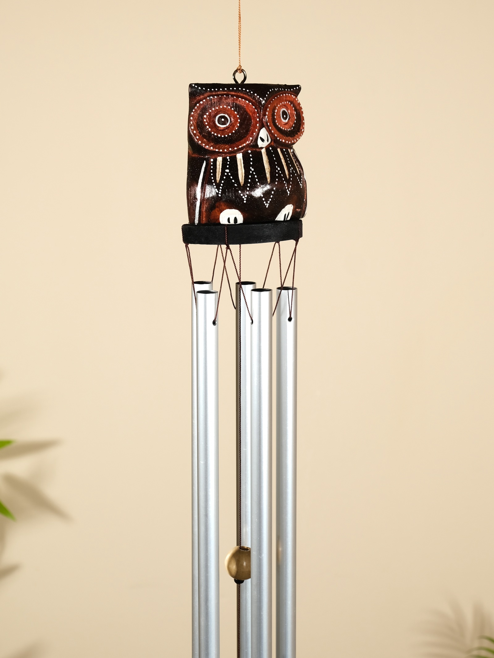 Изображение товара Музыка ветра Совёнок дерево алюминий 9х8х100 см 10485392