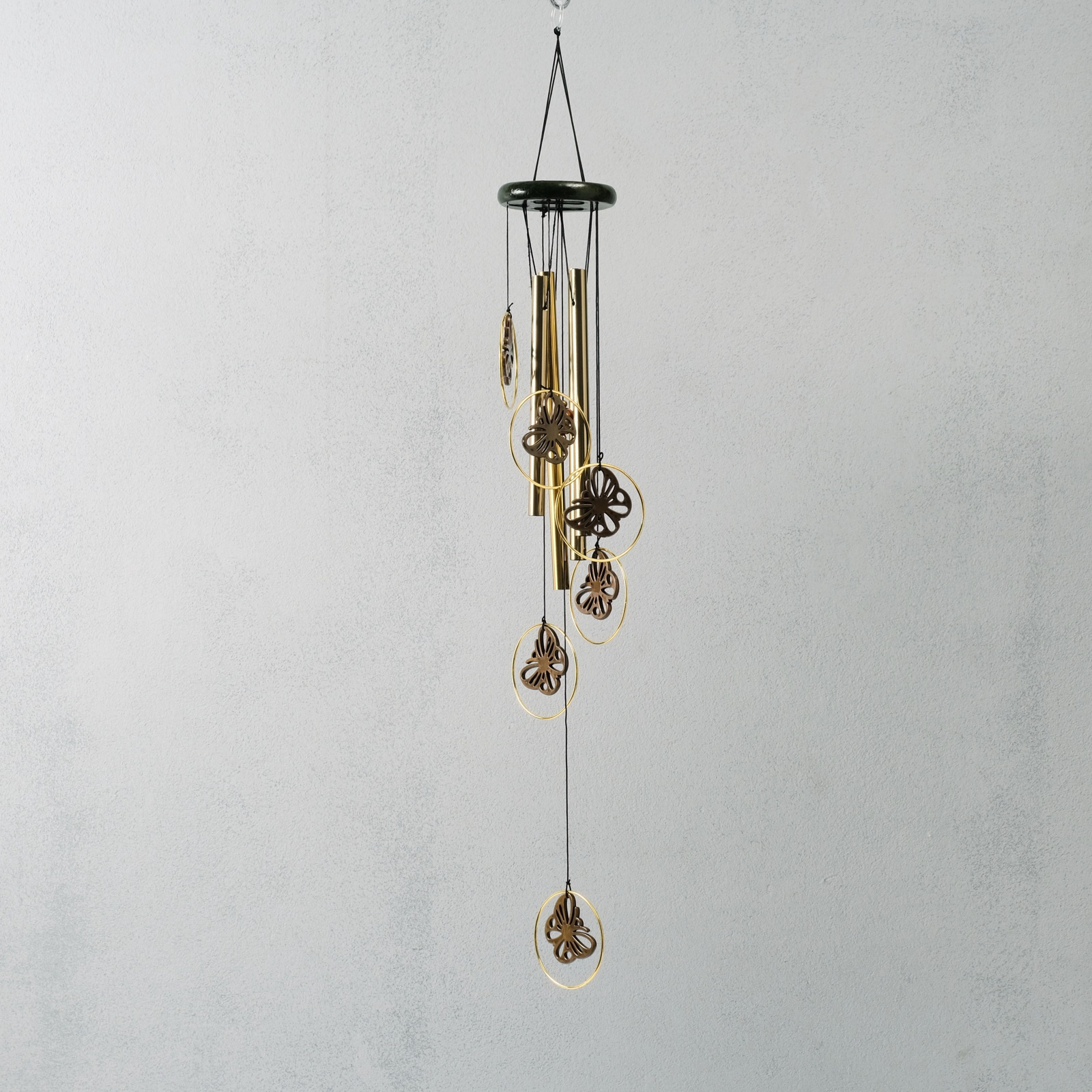 Изображение товара Музыка ветра металл Бабочки 4 трубки 70 см 10470242