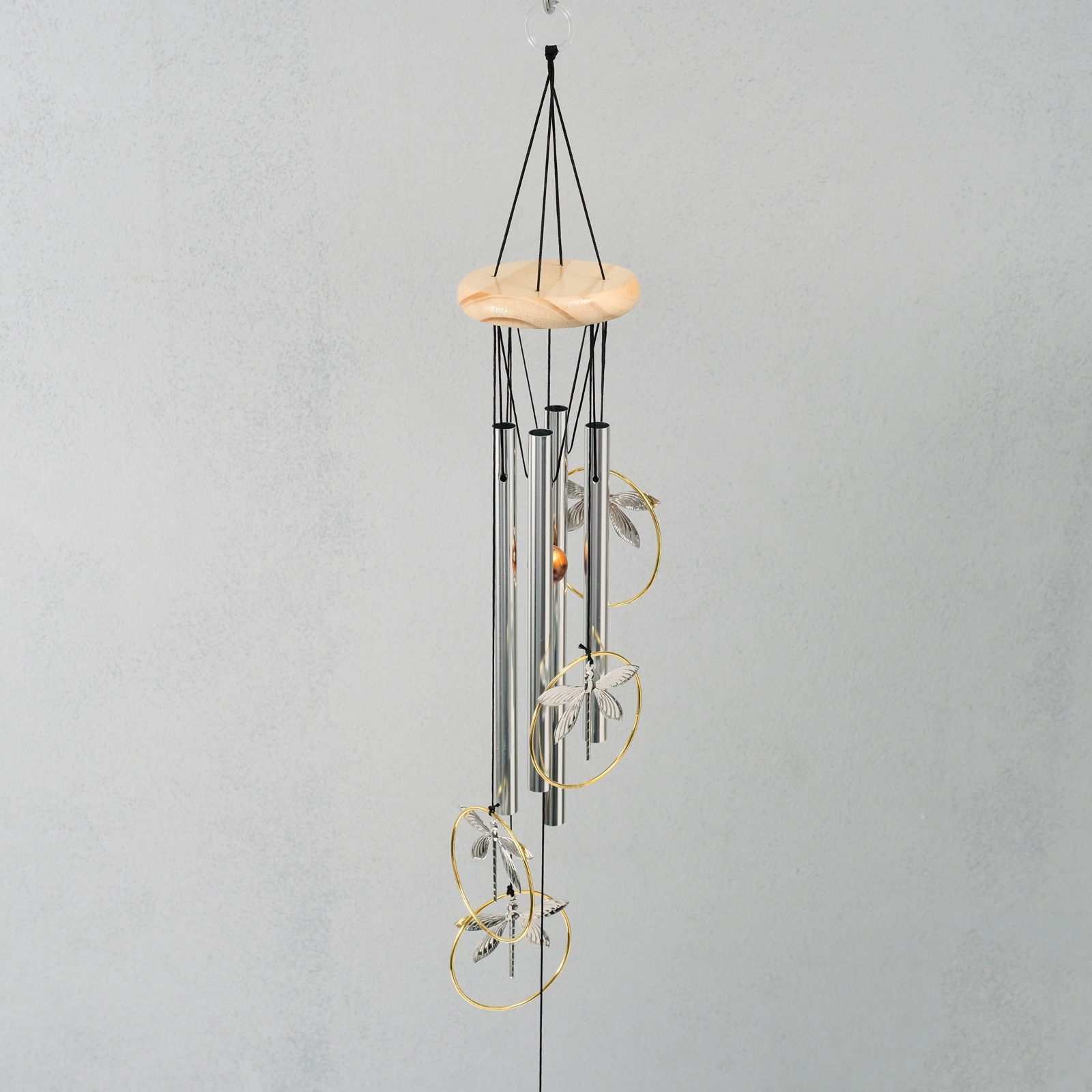 Изображение товара Музыка ветра металл Стрекозы 4 трубки 70 см 10470241