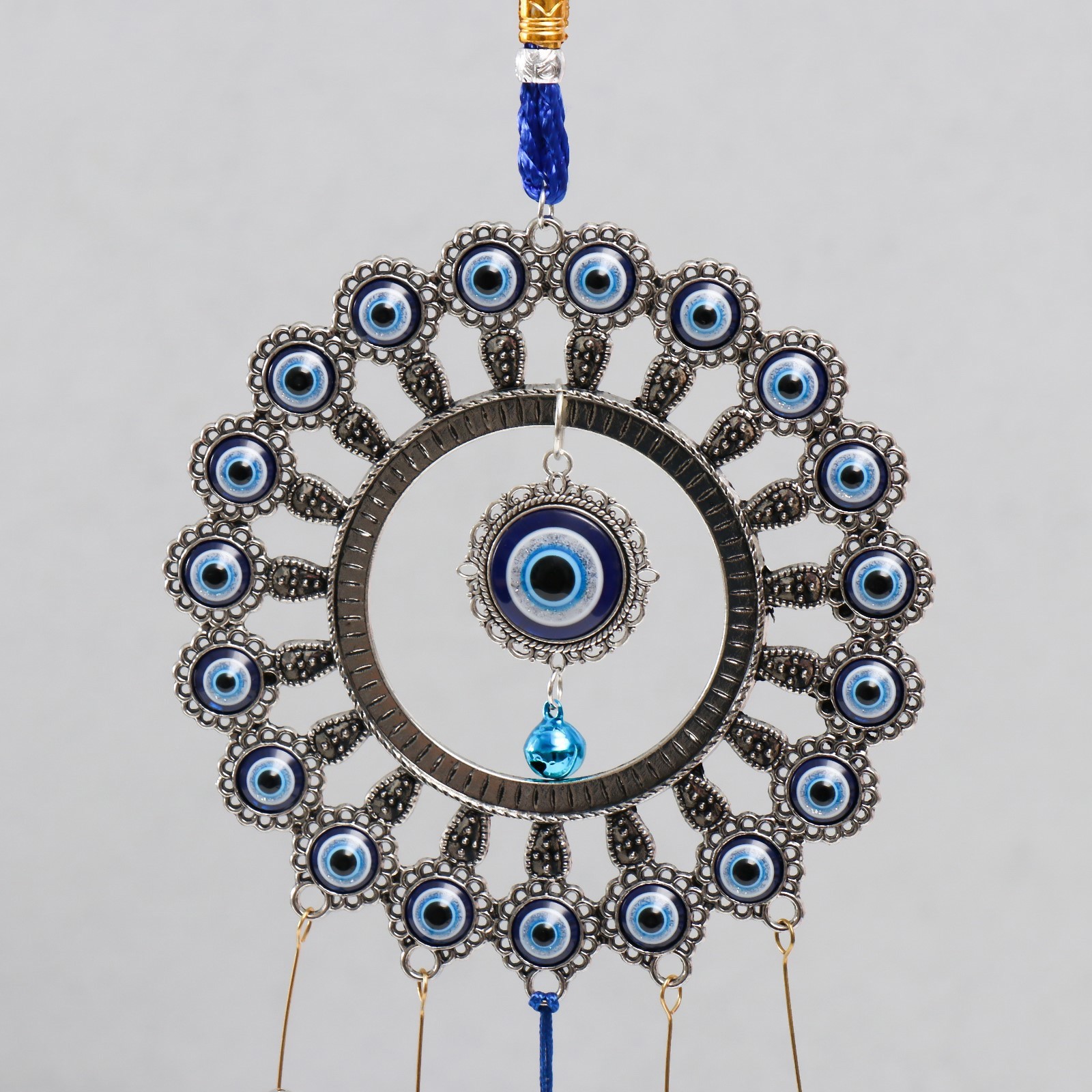 Изображение товара Музыка ветра металл пластик От сглаза 5 колокольчиков 42х12х28 см 9919947