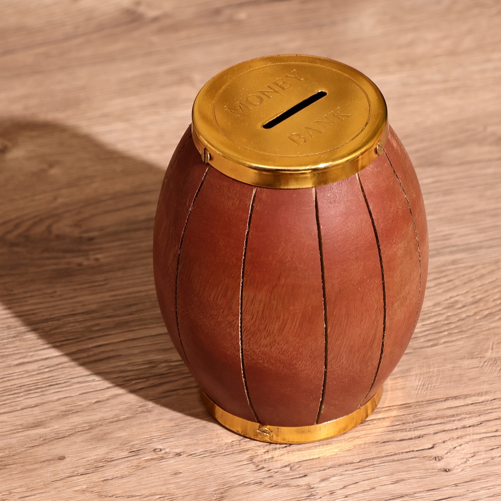 Изображение товара Копилка Банк 11х11х12 см дерево шишам 9916820