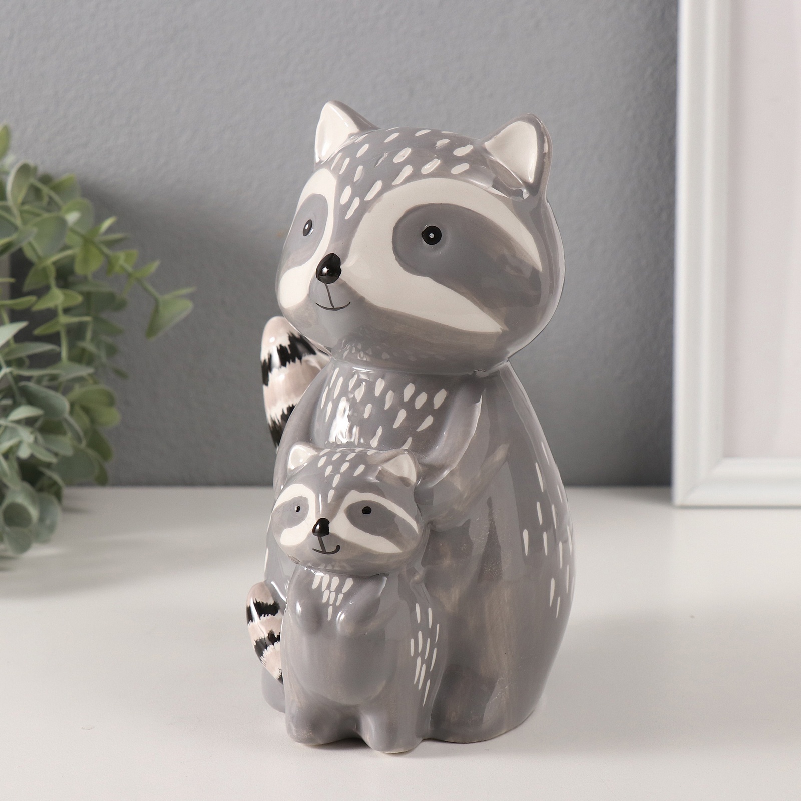 Изображение товара Копилка керамика Енот с малышом 123х125х177 см 10327644